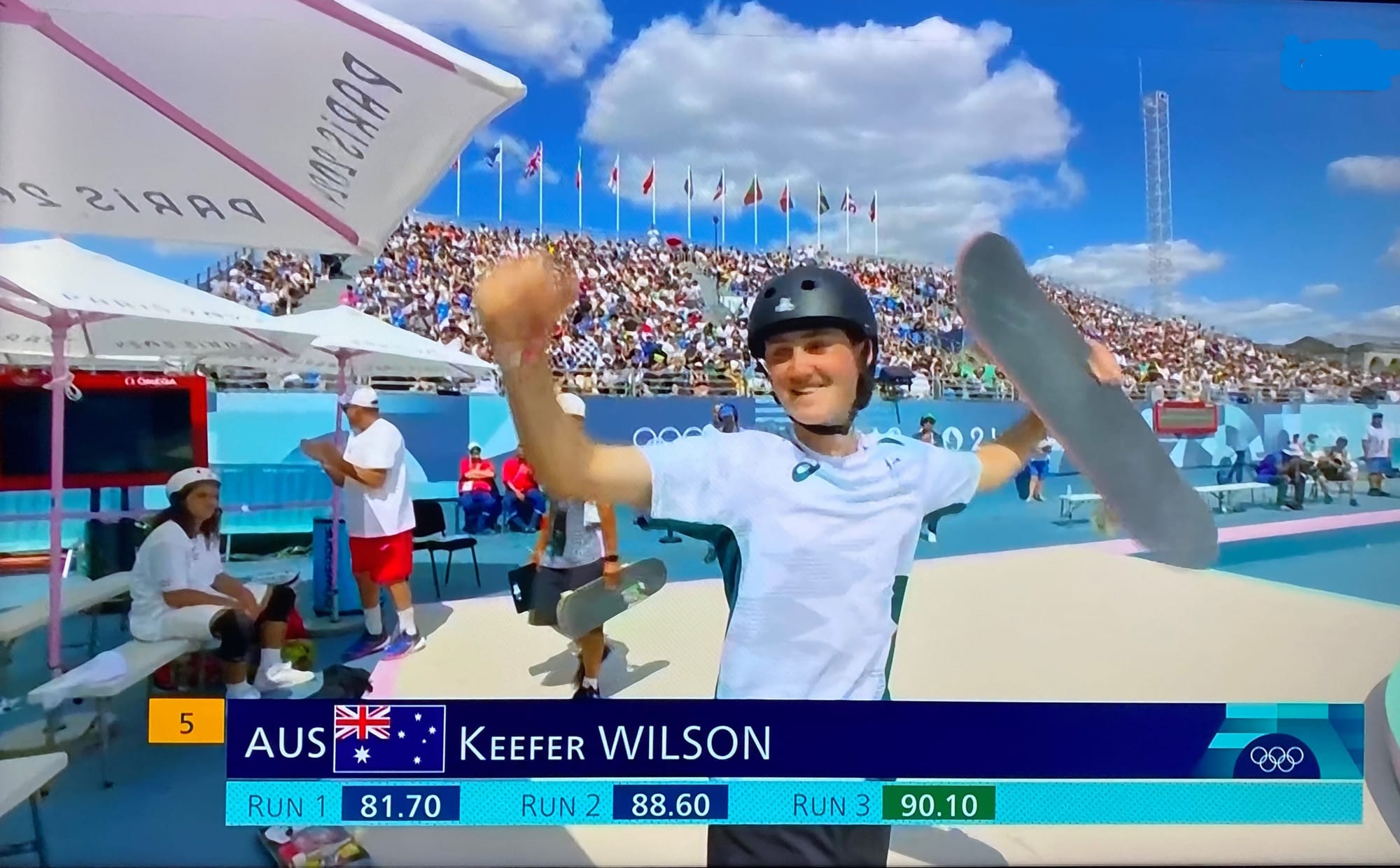 Nyora's Keefer Wilson nabs spot in Olympic skateboard final