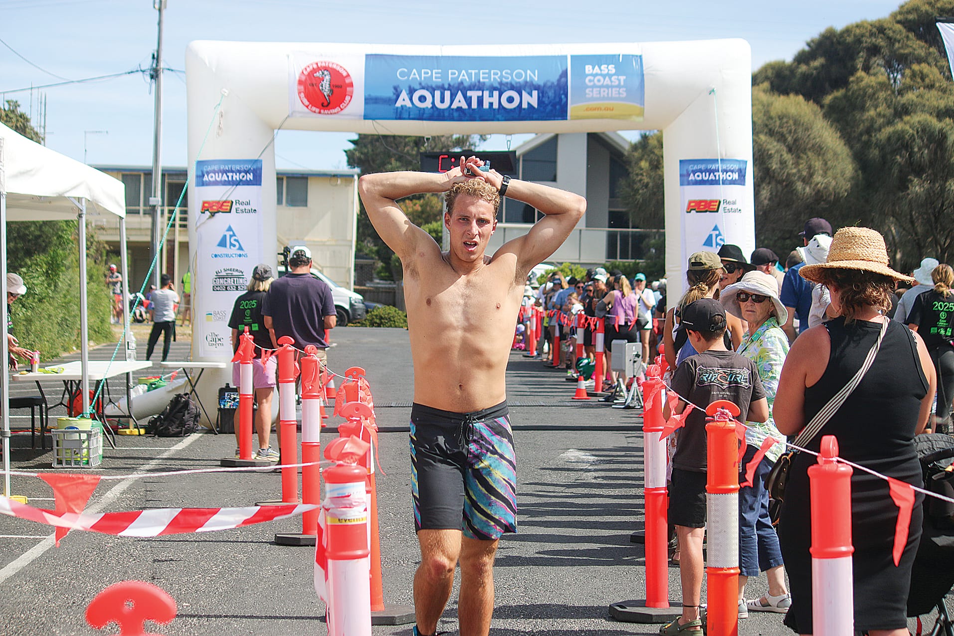 Inverloch local, Tynan Bressan finished third overall and was the first competitor through the posts. ob44_0325