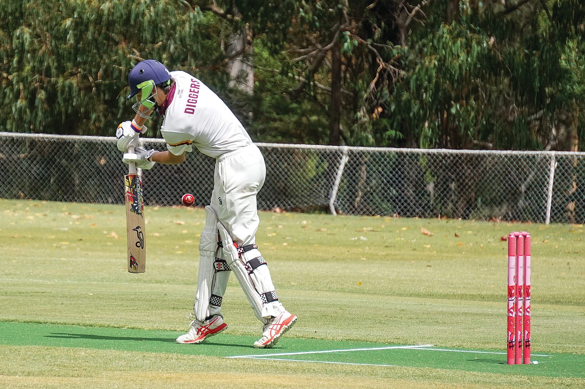 It was a tough shot for Zavier Lamers.