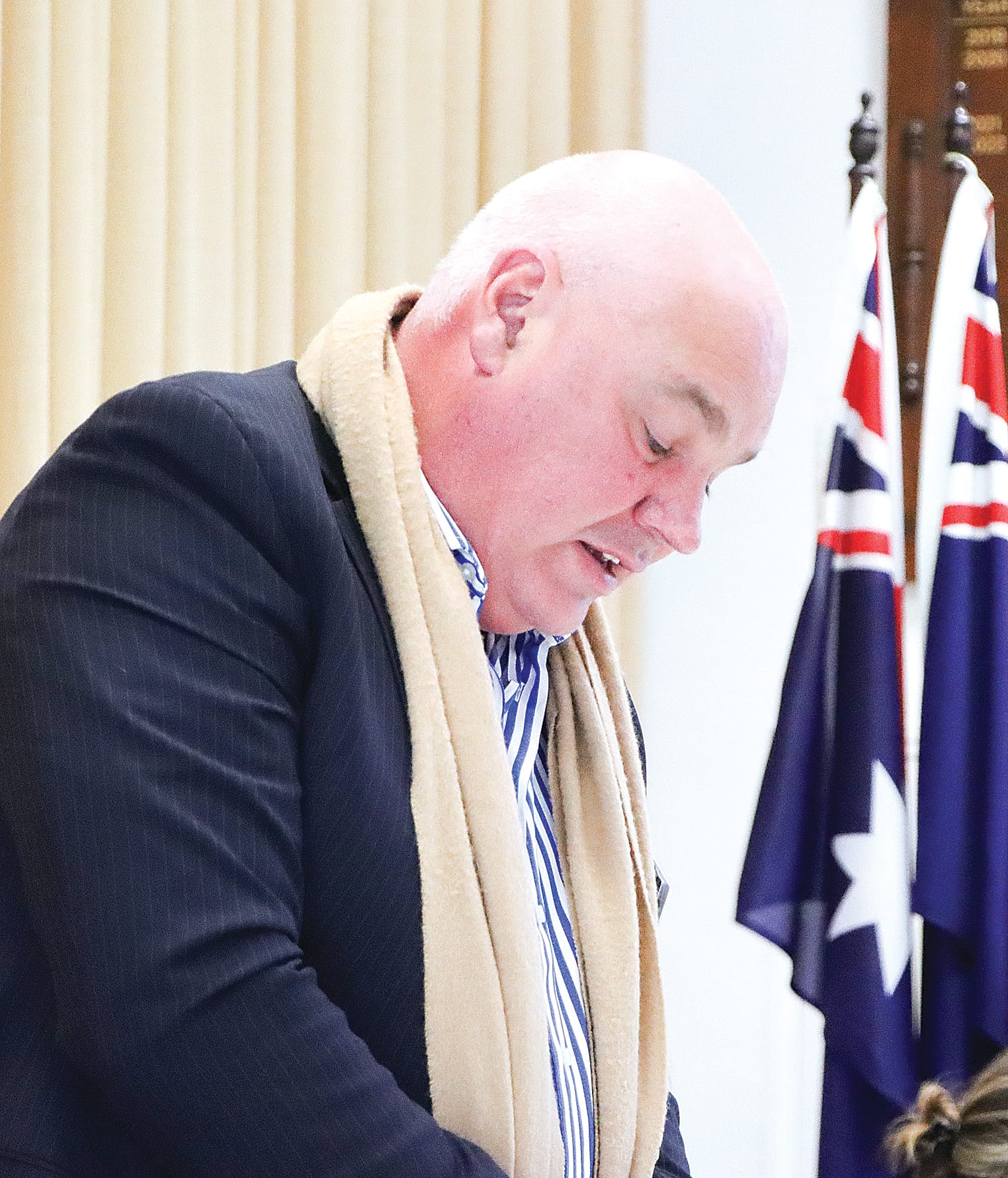 Turbine turbulence at shire meeting