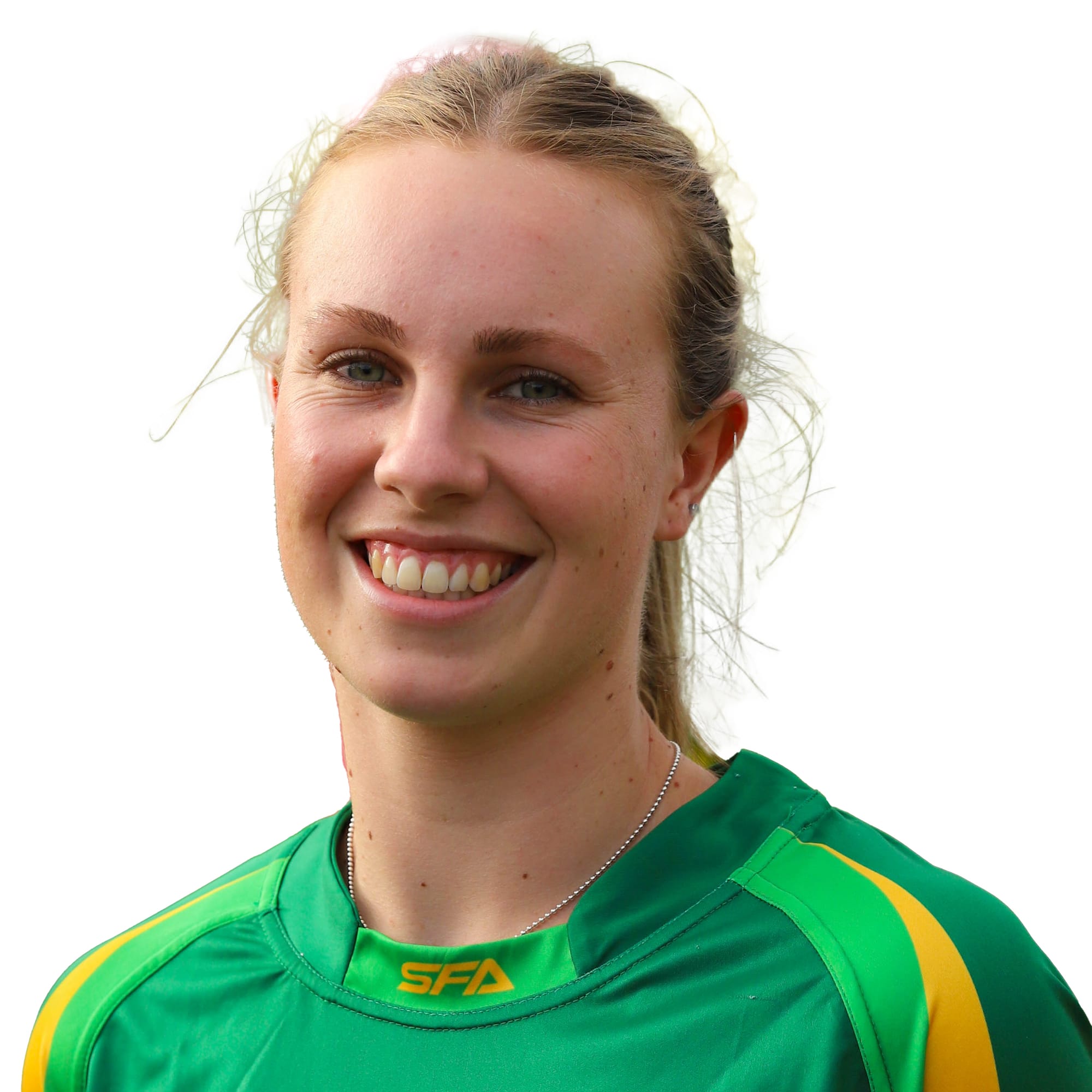 Elly Egan - GK
Our backline player. Does a great job pulling in the high ball and rebounding all the balls that come her way. Always wanting and looking to improve her game.