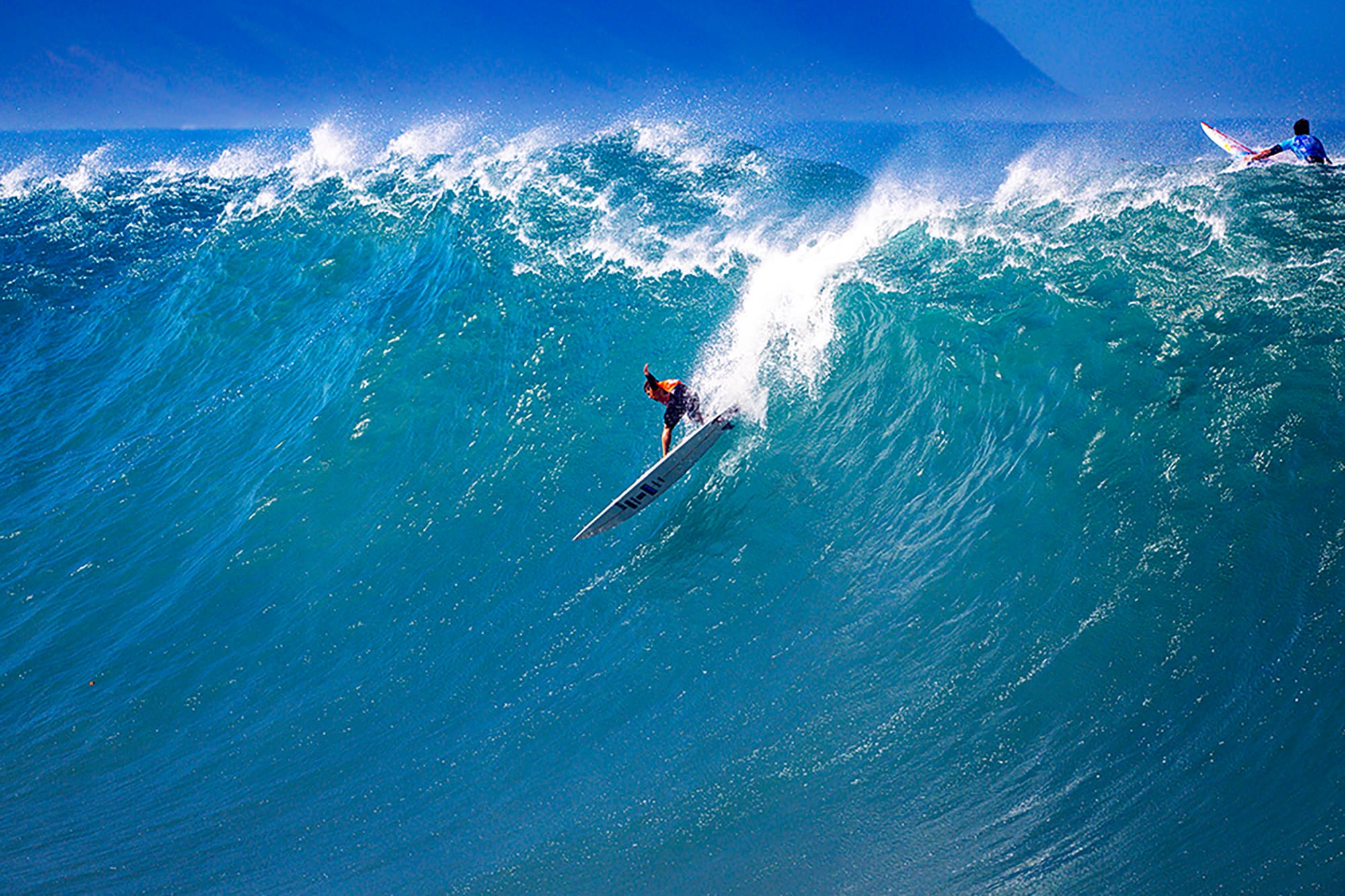 Nathan Florence. 2025 Eddie Aikau Contest on Hawaii’s North Shore. Photo: Ted Grambeau. 