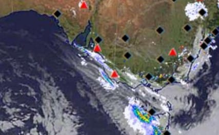 Here comes the front and with it expectations of high wind speeds.