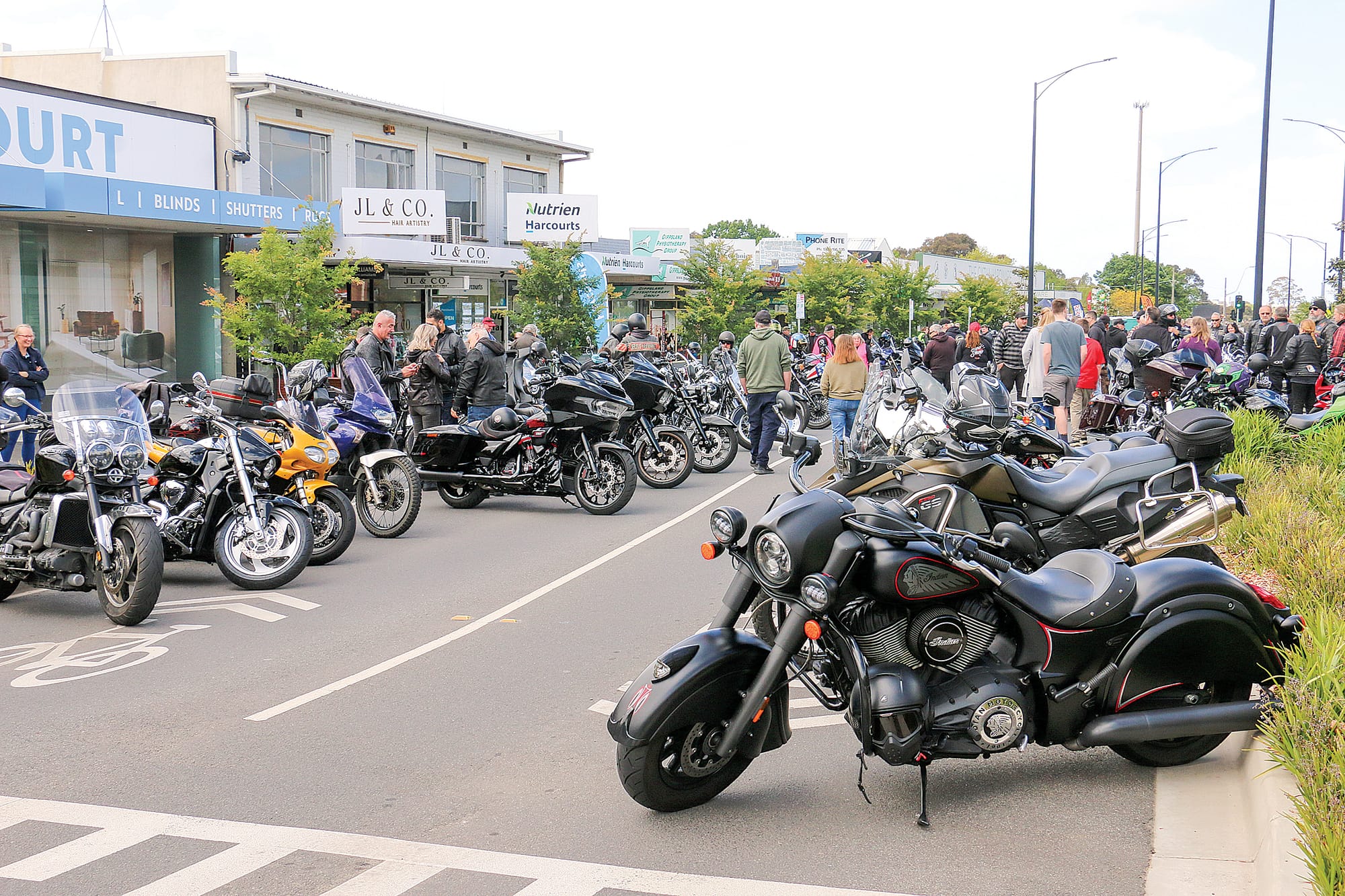 Around 1000 were anticipated to fill up Leongatha’s Bair Street on Saturday. Tk25_4224