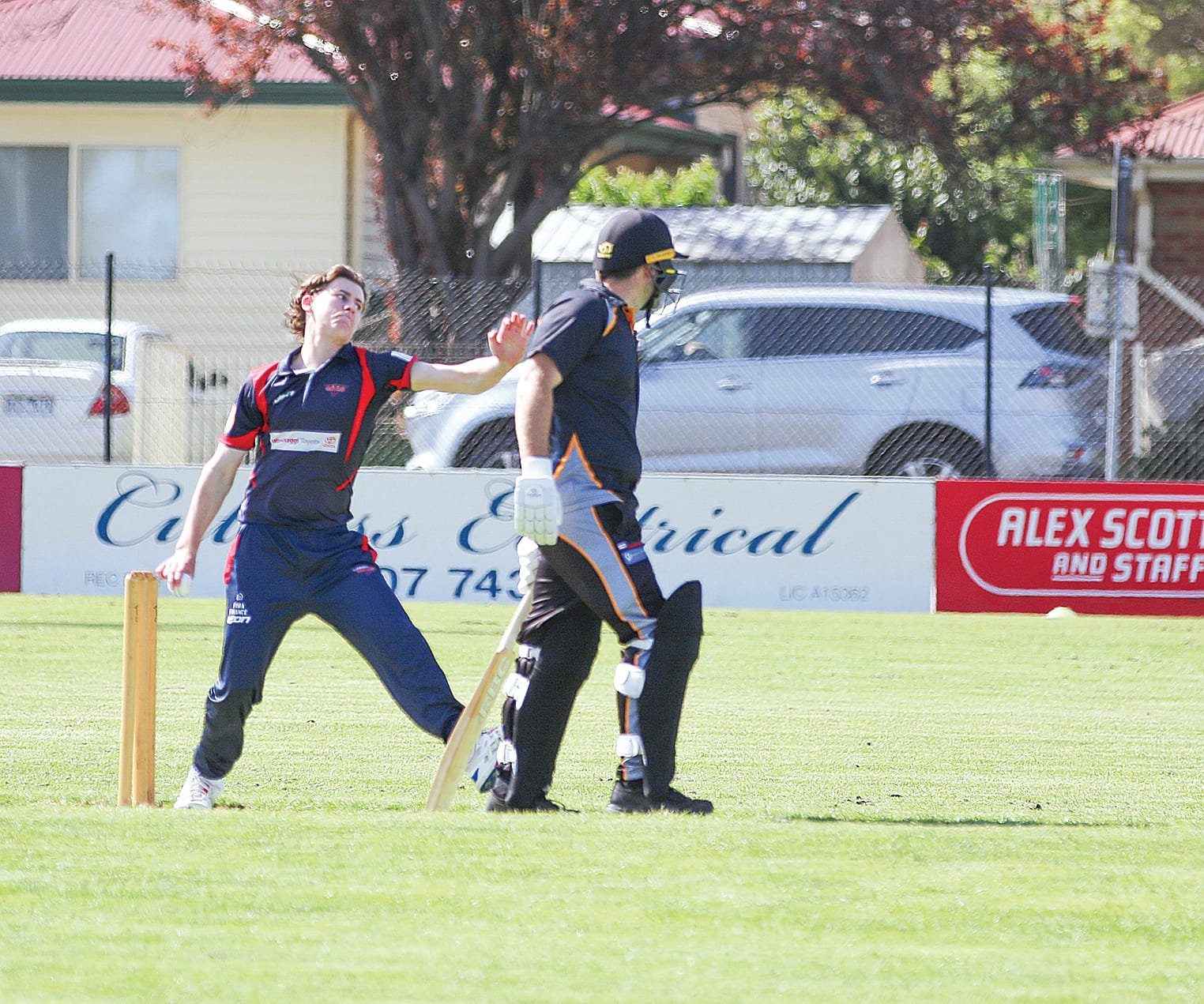 Inverloch bowler Jesse Dugard was in form, claiming four wickets from Foster. Tk23_4224