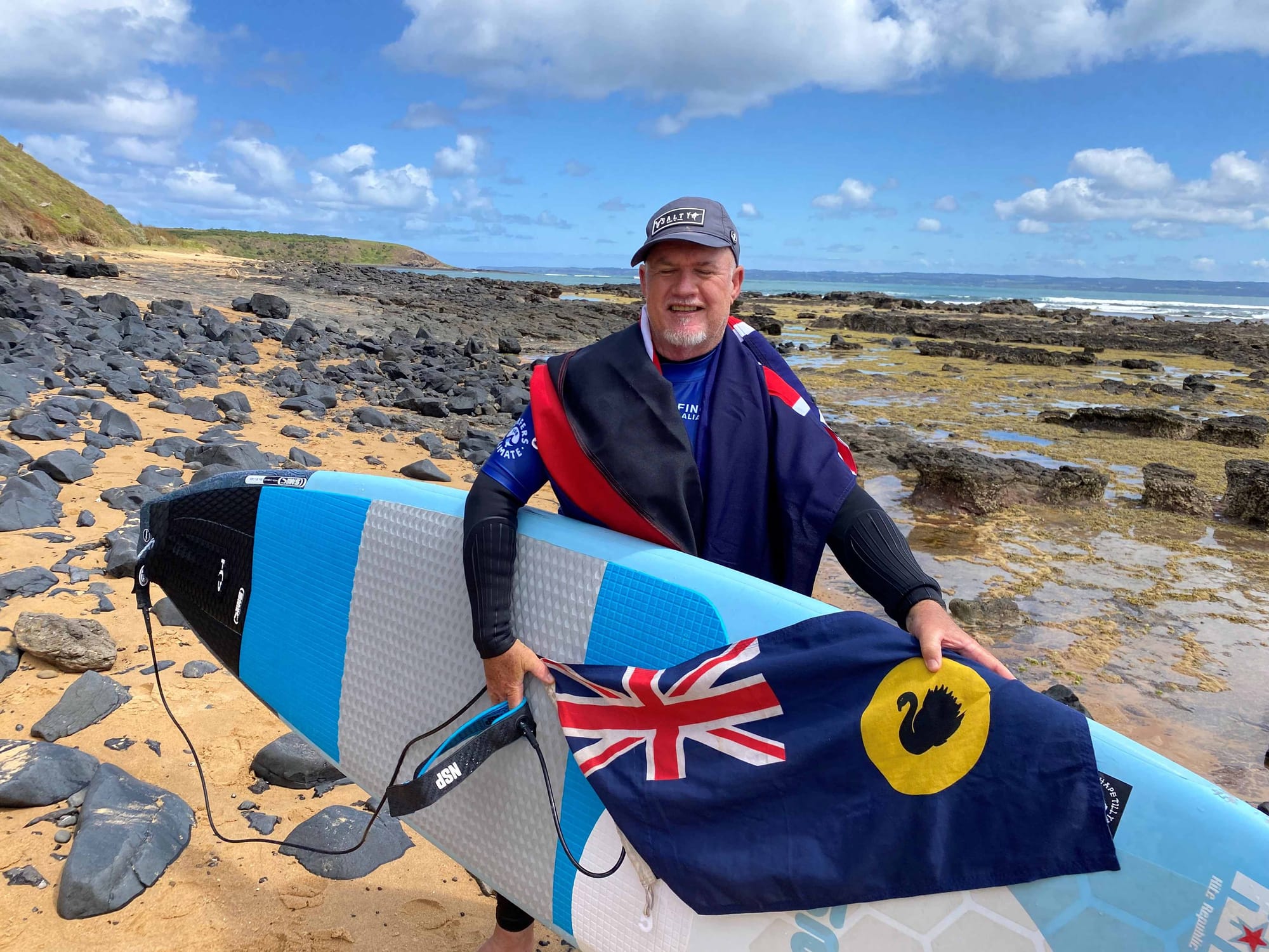 Jamie Ralston of Western Australia won his first Australian title in the Over 60s category.