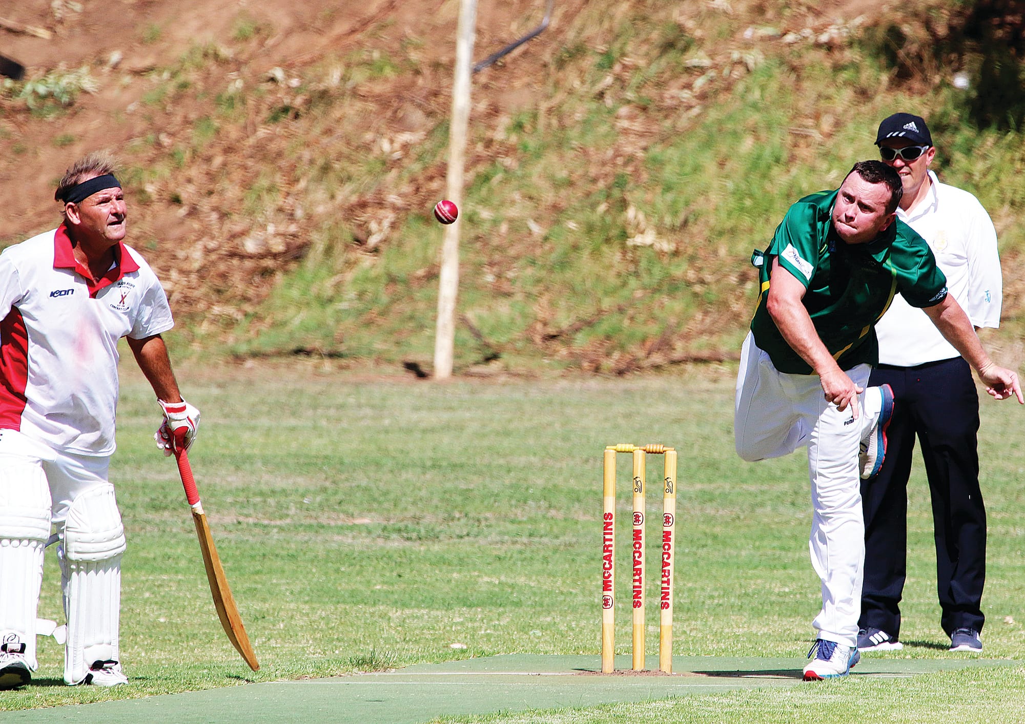 Town C2 captain Paul Carter produced a few chances but ultimately bowled without luck in a winning effort by his team.