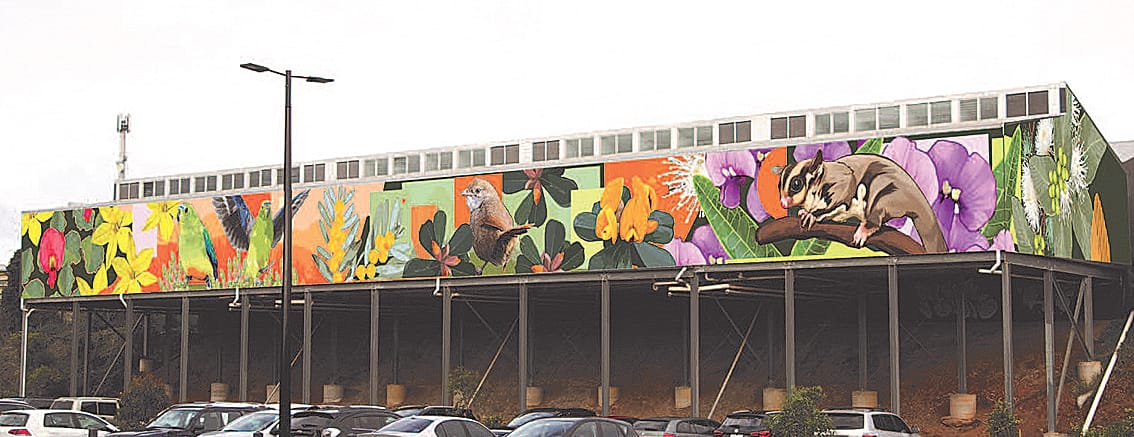 New mural for the Leongatha Railway Precinct