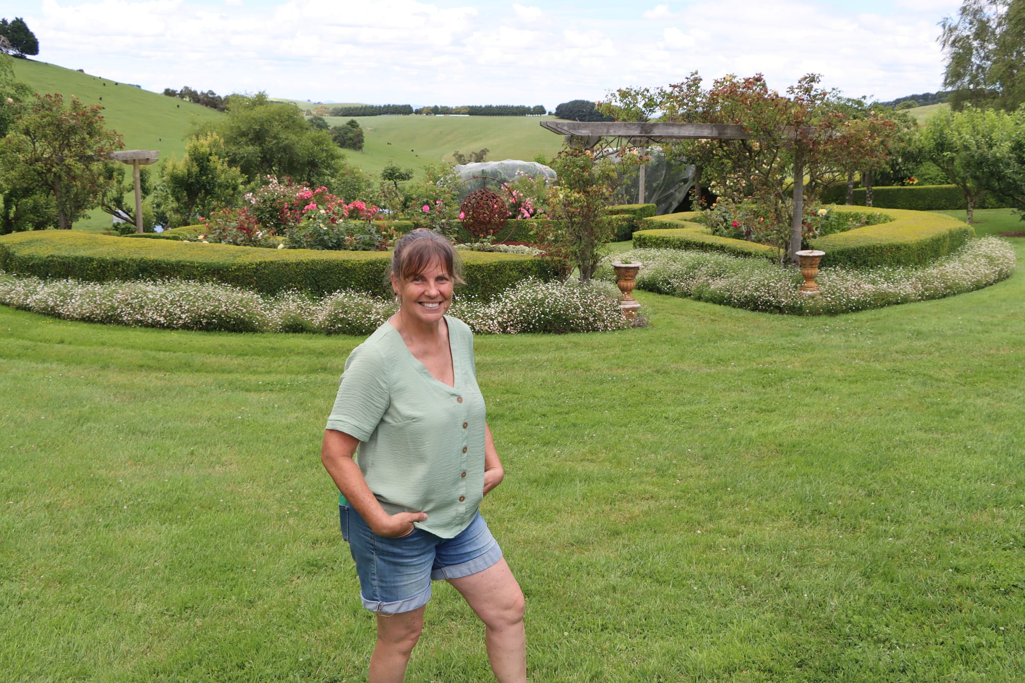 Chrissy Walker in her ‘Swift Heath’ garden