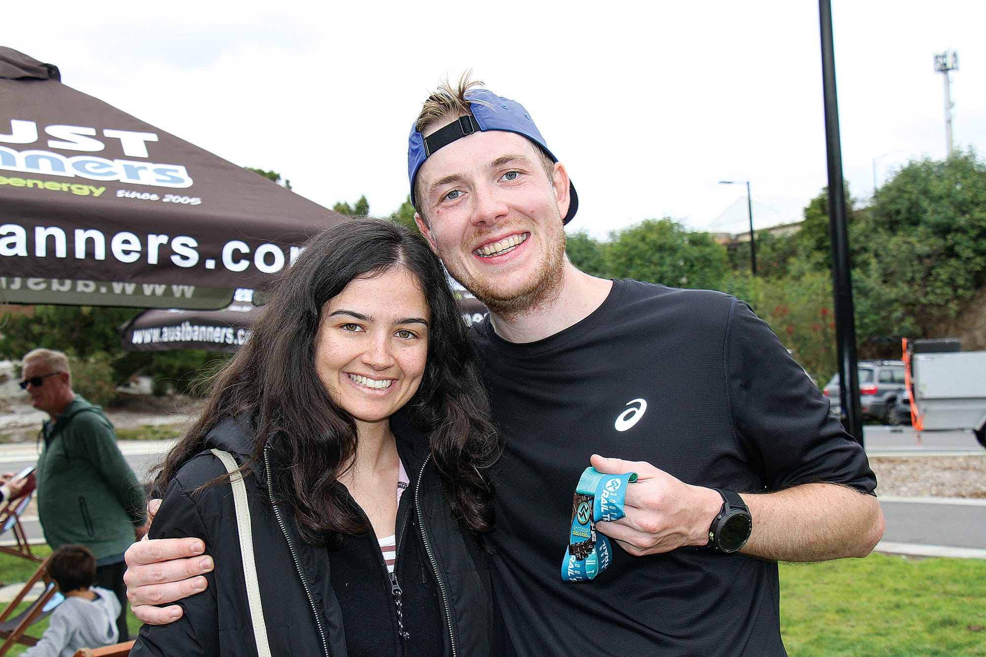 Lily Marazzato and Nate Berends at the Southern Rail Trail Run in Leongatha. B100_2225
