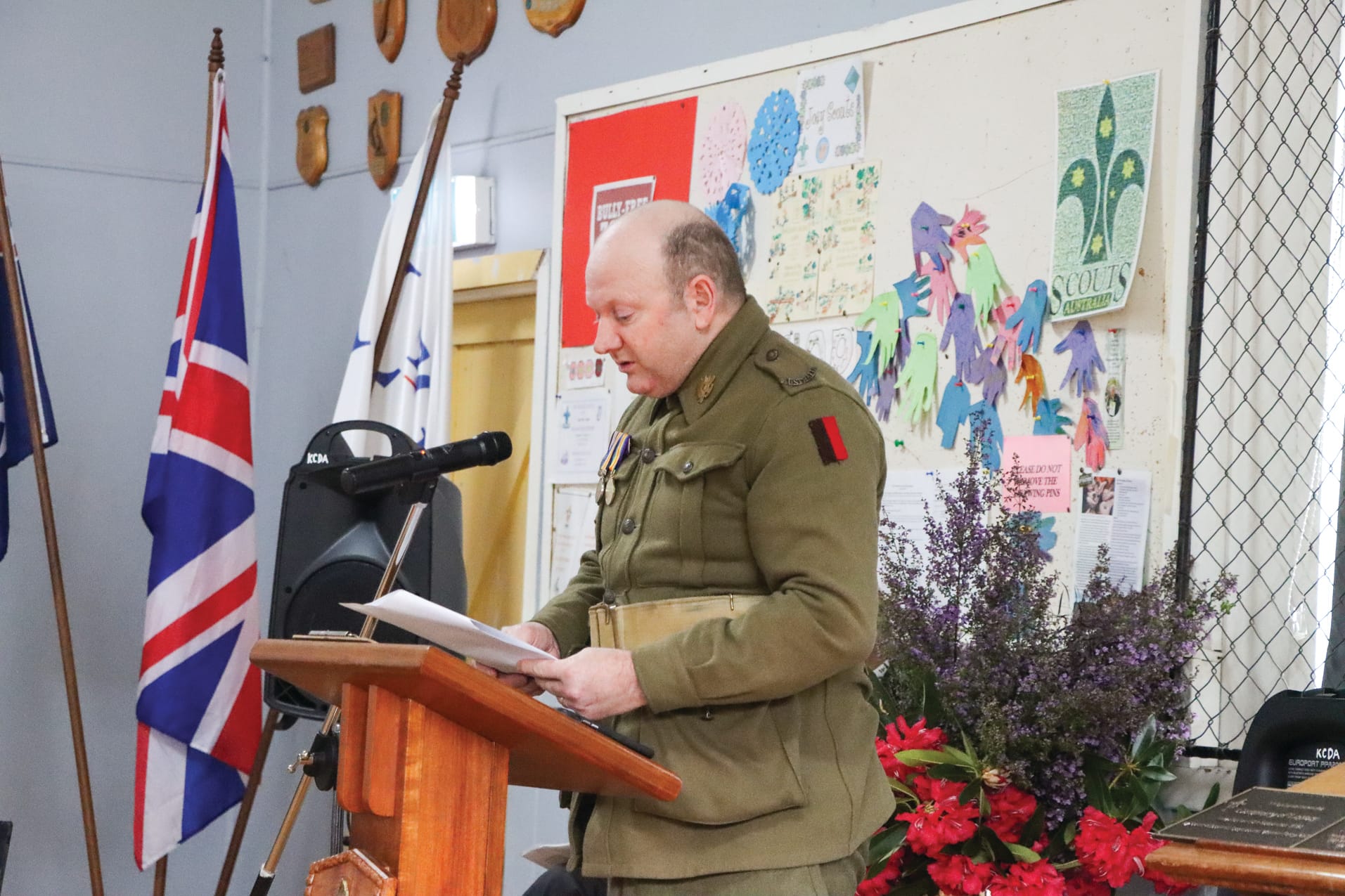 Graeme Savige speaks about his ancestor Sir Stanley Savige who founded Legacy. A47_3723