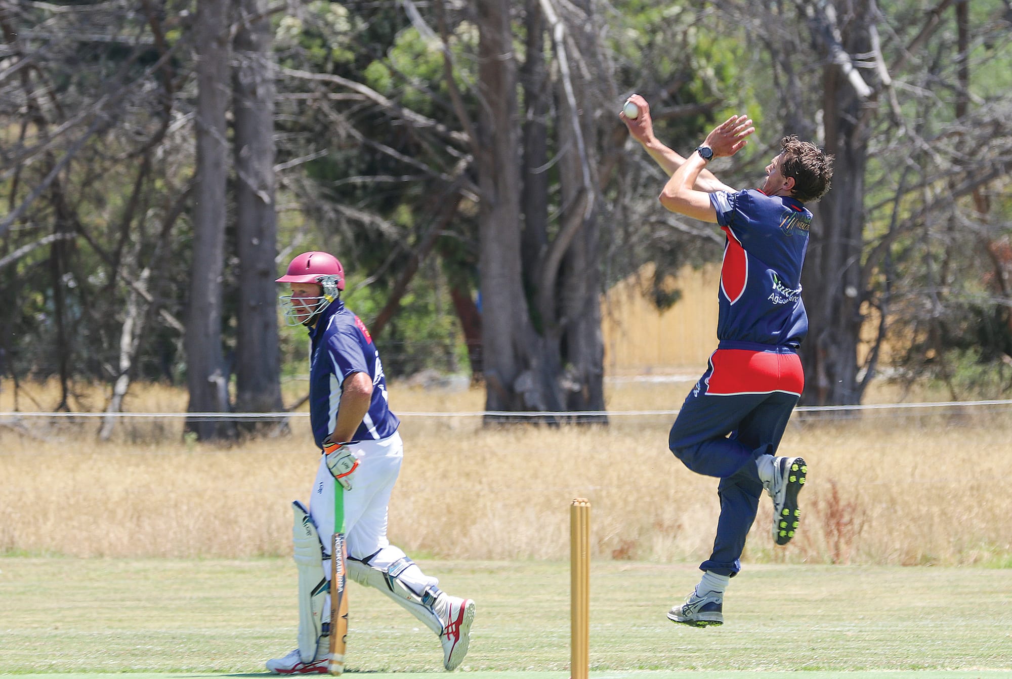 Imperials bowling against Kilcunda Bass at home in B Grade. B107_0225