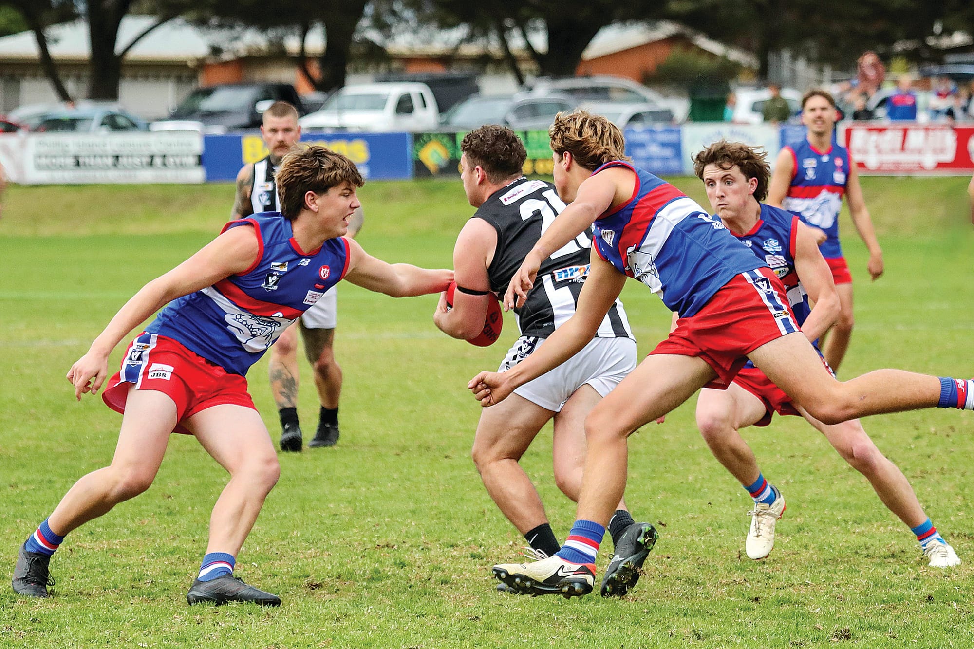 Young gun debutants, Ollie Duggan, Jack Huther and Charlie O’Garey