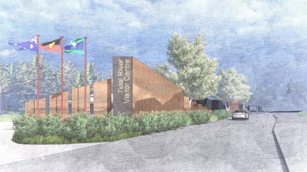 Entrance to Tidal River on Ring Road.