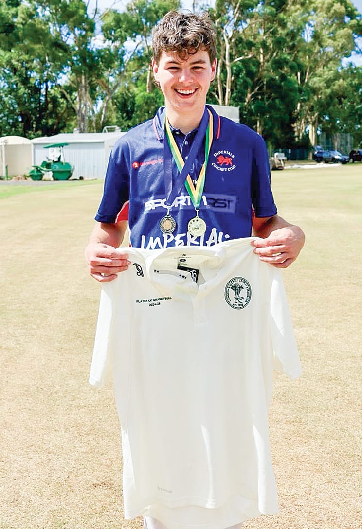 Archie Casey was named Player of the Match in Sunday’s Grand Final against Inverloch.