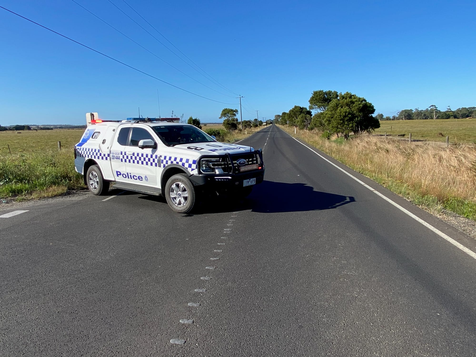 Fatality closes Korumburra-Inverloch Road in Wattle Bank