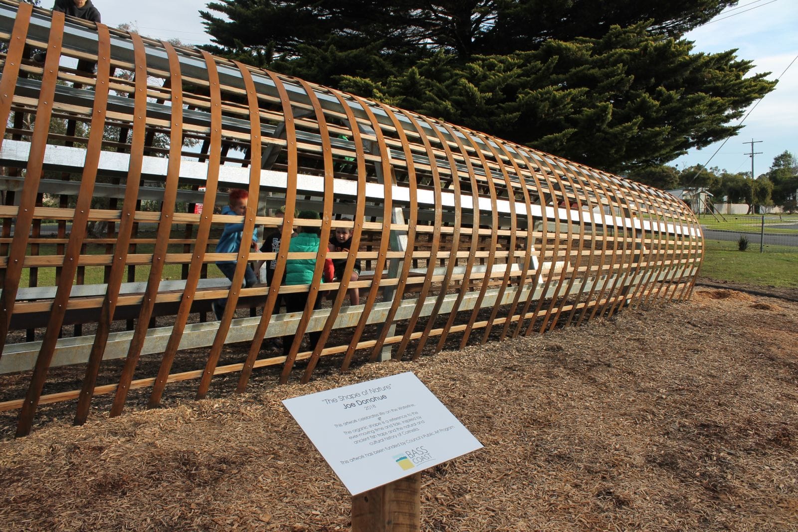 Corinella Public Art. “The Shape of Nature” by Joe Donohue. 