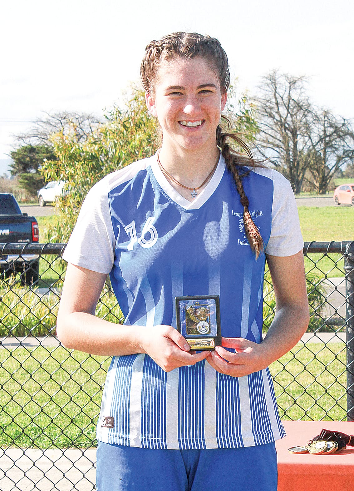 Leongatha’s Melisse Bath was named the Senior Women’s most valuable player.