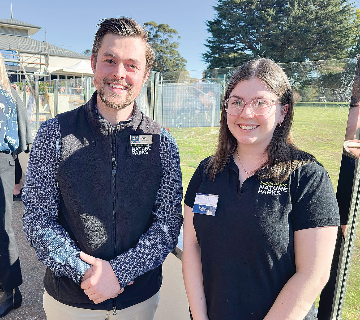 Todd and Louise, Supervisors from Phillip Island Nature Parks and part of the Ken Hore Tourism mentoring program were getting industry insights and networking at the recent forum. ob02_2125