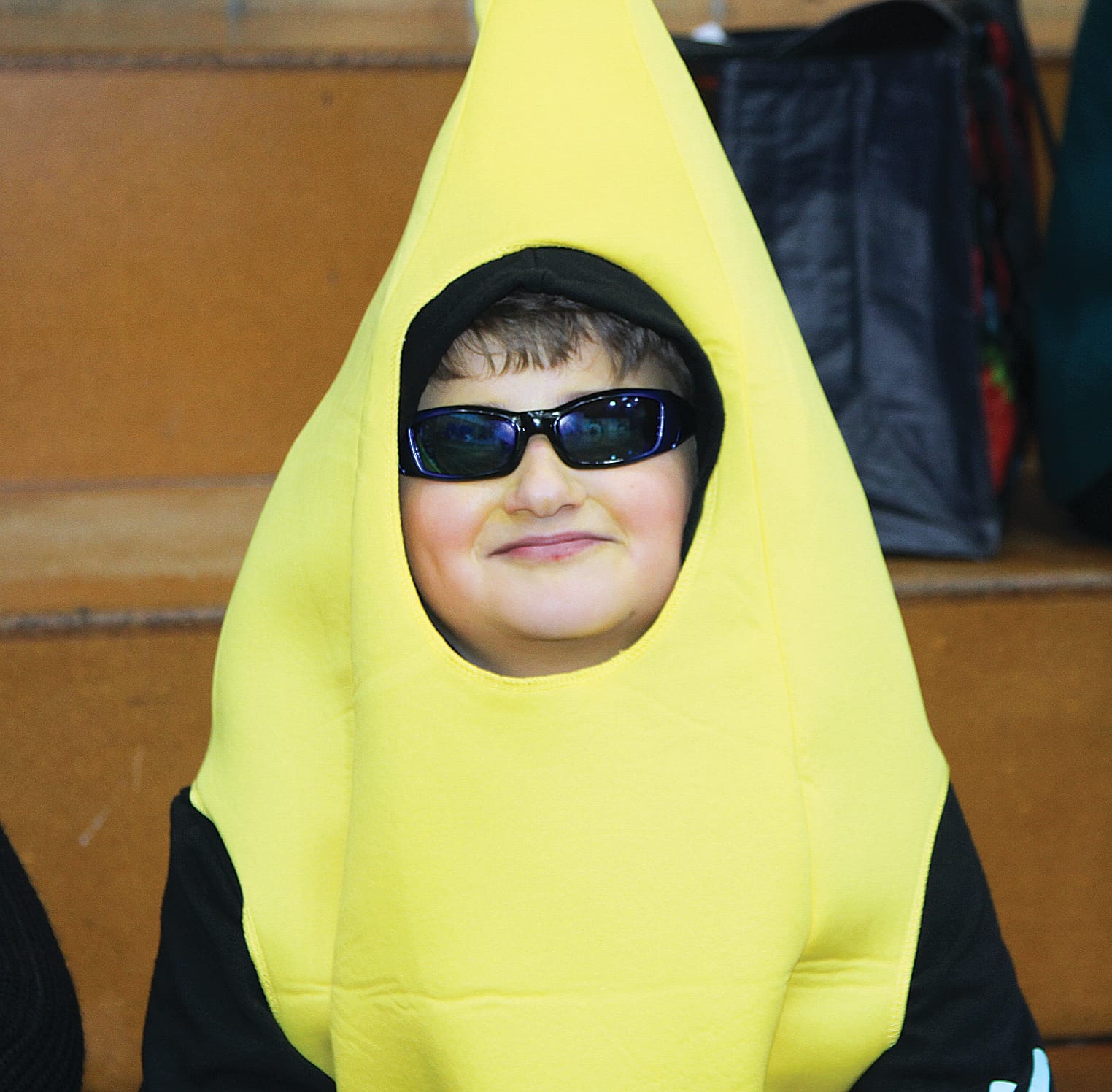 Max dressed as a banana for Book Week at Wonthaggi North Primary School.