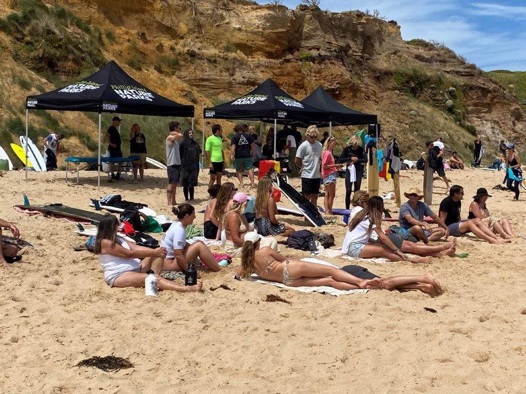 There was a big crowd in to watch the PIBC Teams Challenge at Cape Woolamai at the weekend.