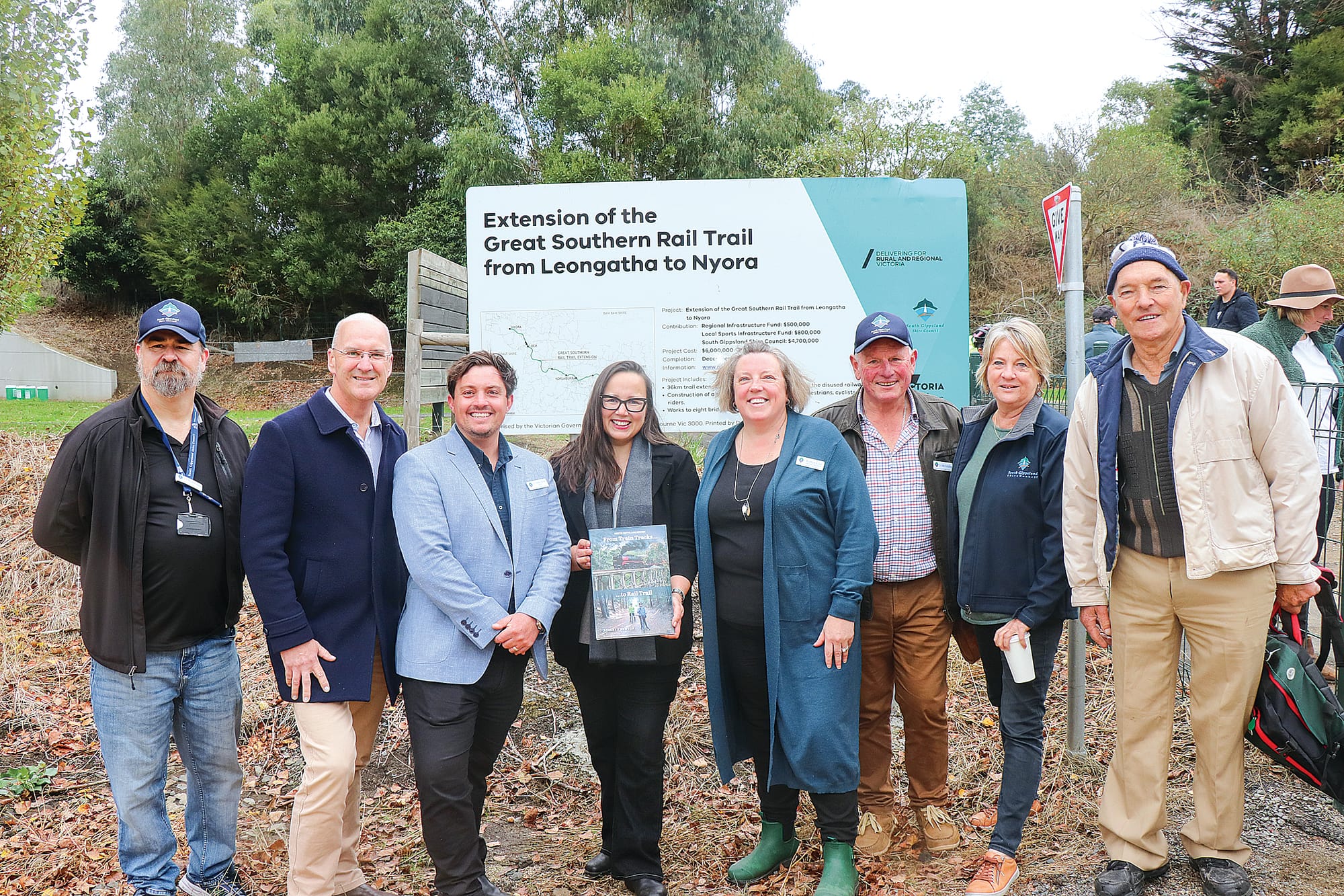 Travel all the way from Nyora to Port Welshpool!