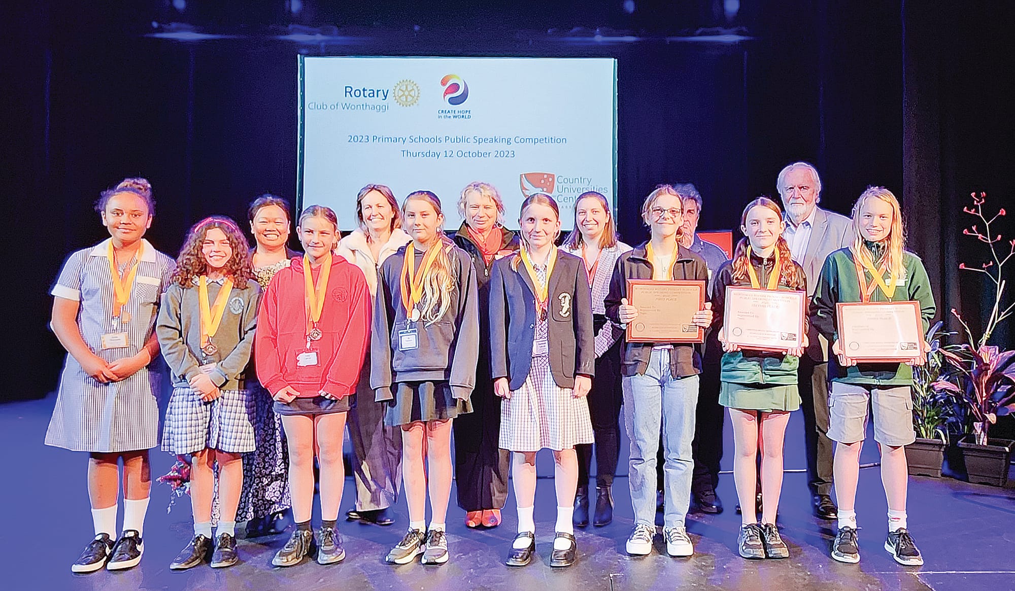 Young voices shine at public speaking competition