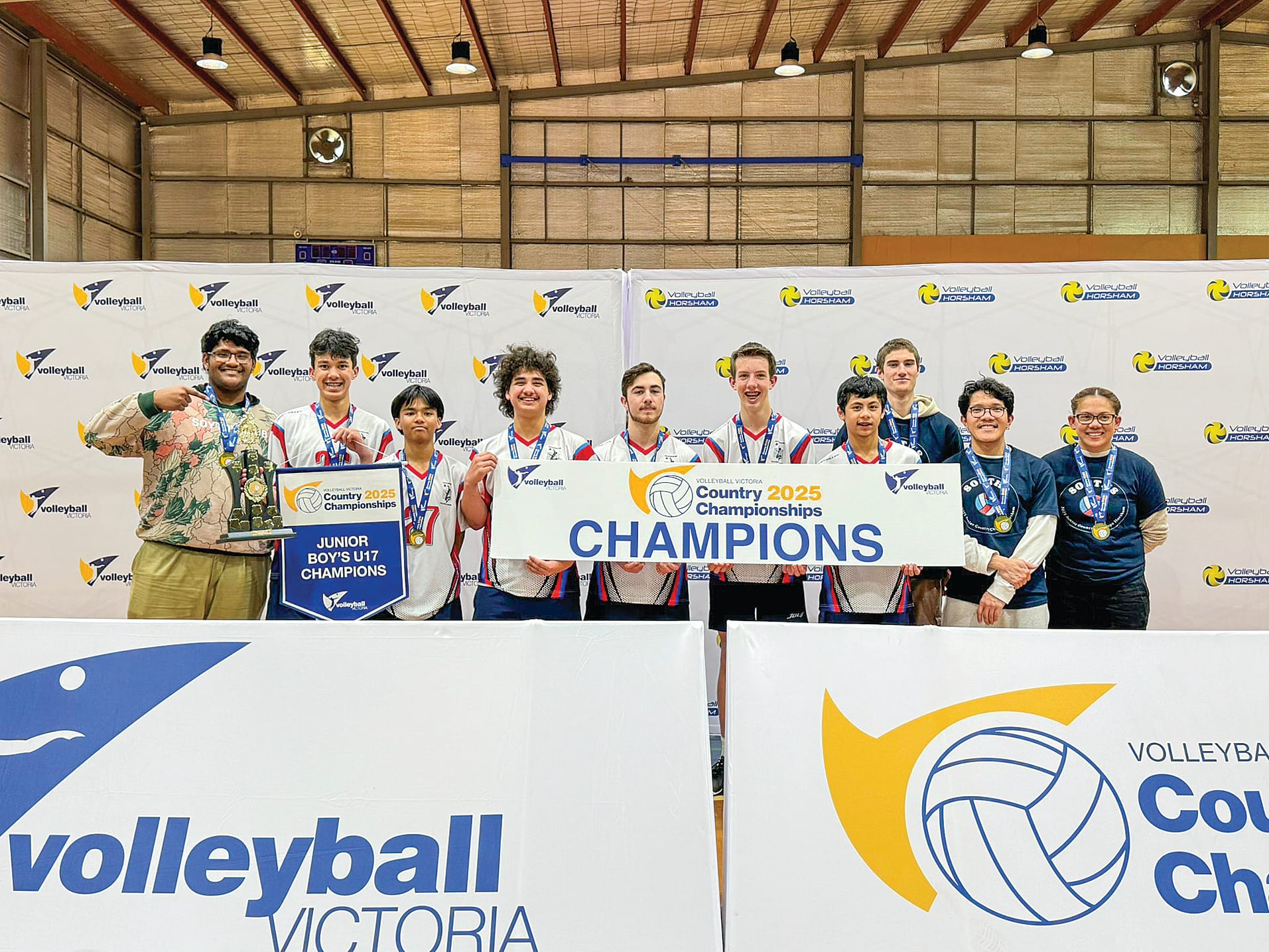 South Gippsland’s U17 boys’ team won gold on debut.