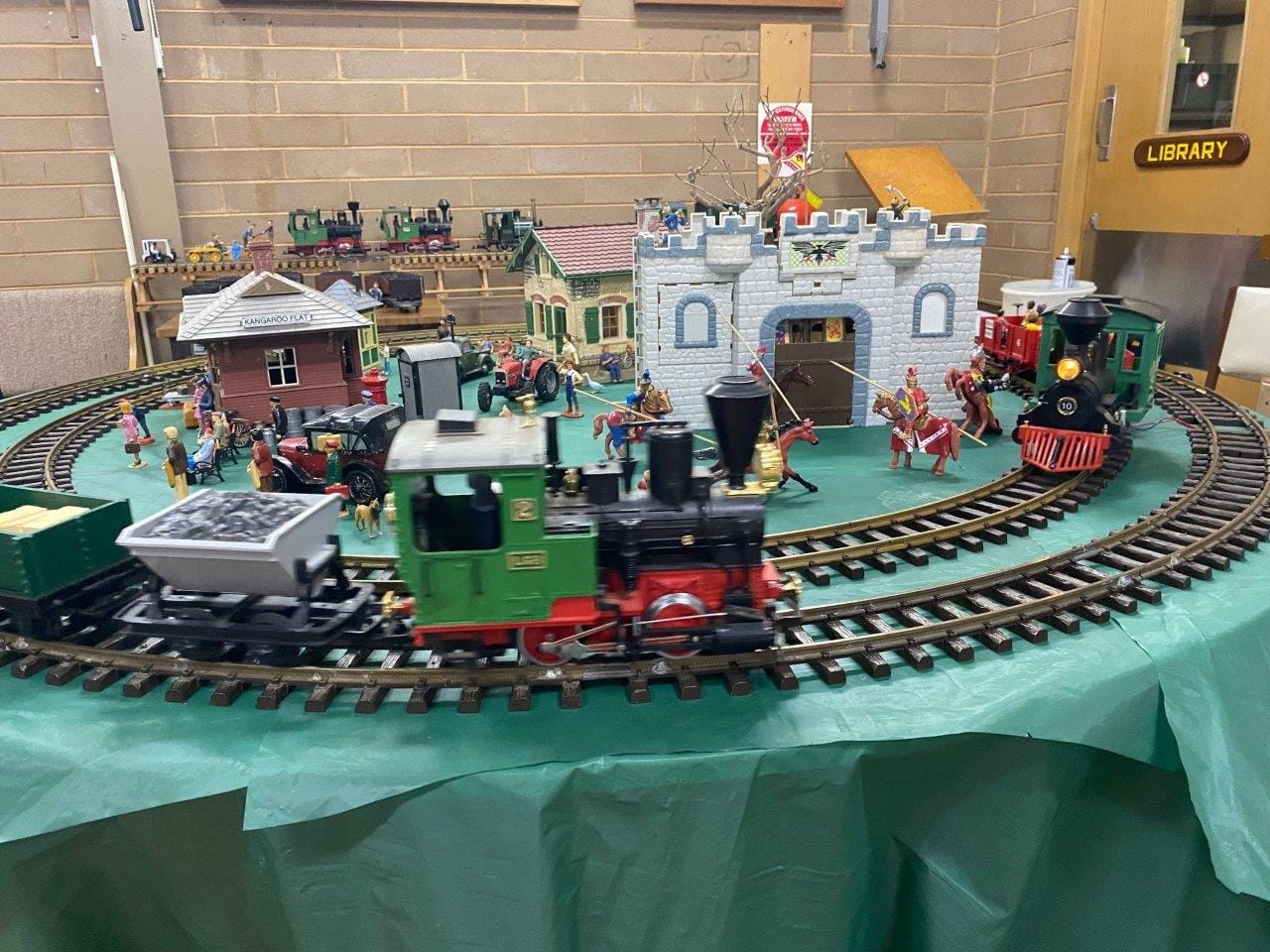 Around and around go the trains at the annual model train show in Cowes at the weekend.