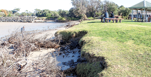 Rotary Park under erosion threat