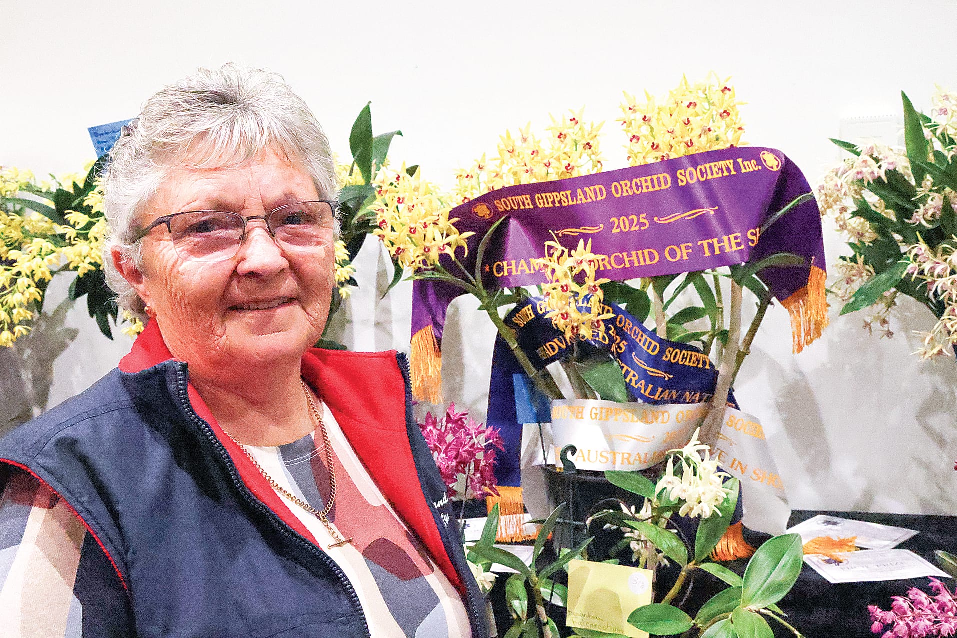 First-time exhibitor wins Champion Orchid at South Gippsland Orchid Show
