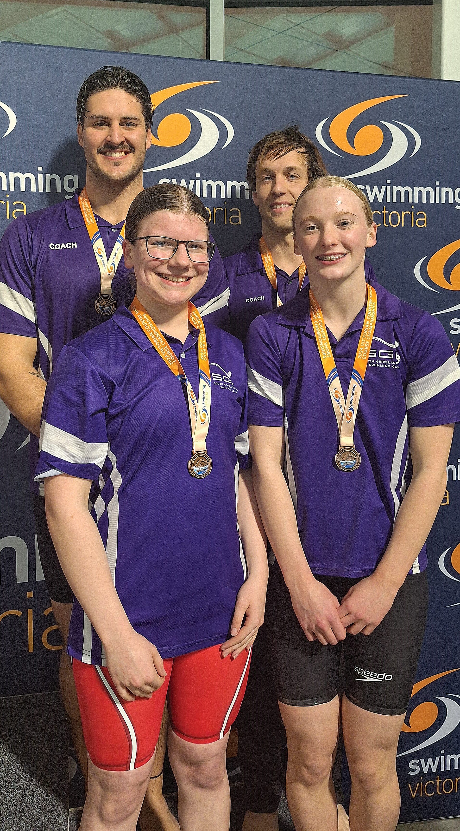 14 and Over A team bronze medalists.