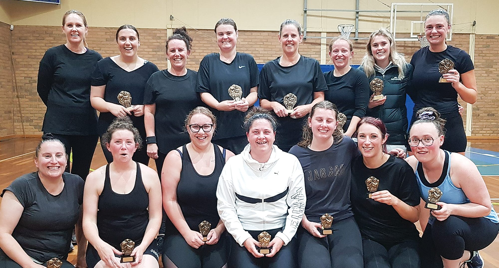 FairNuff Standing L to R; Kelly Smith, Jade Angarane, Miranda Davidson, Ella Cargill, Una Curtin, Sarah Blundell, Jasmine Garry and Ellie Bates.
Bench Warmers front L to R; Claire Akers, Jenna Selby, Matilda Carter, Libby Baton, Ashley Grieve, Kira Durling, Alisha Lindsay, Absent Fiona Mills