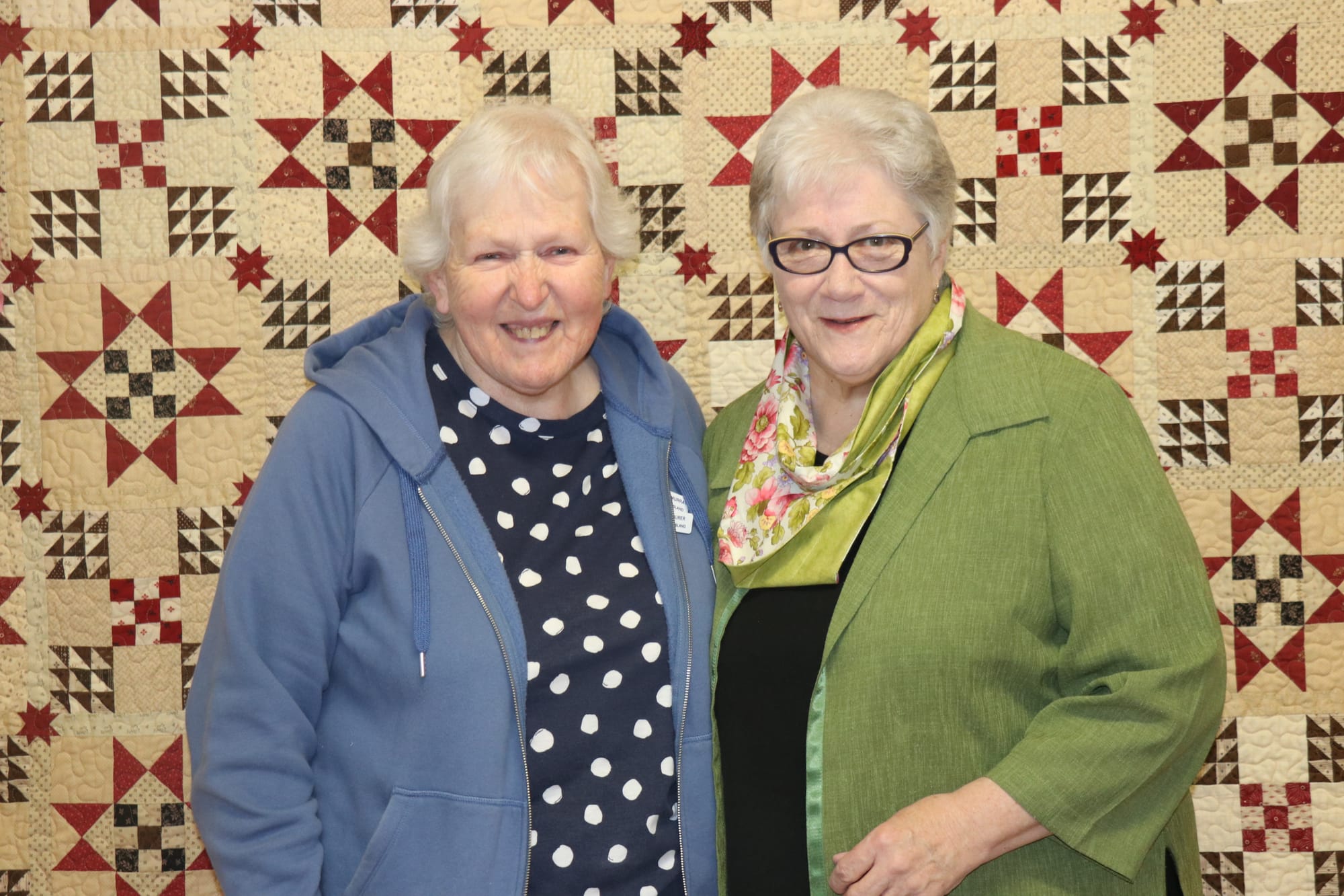 Patchwork and woodcraft on display over Cup Weekend