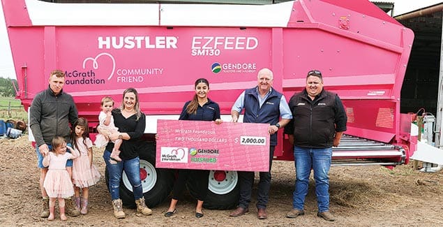 Farmer goes ‘pink’ to support cancer