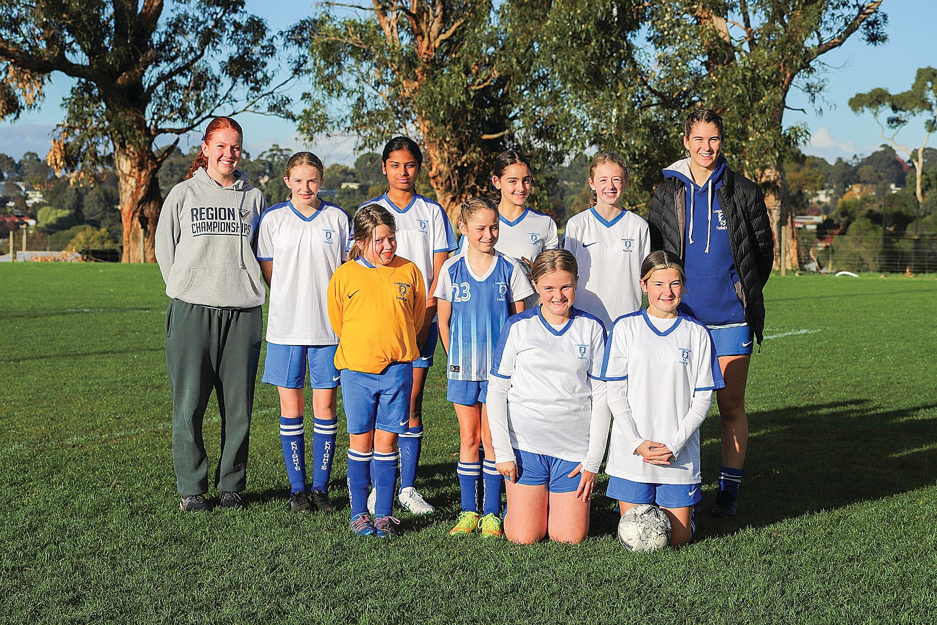 The Leongatha Knights introduced the U13s girls side this year.