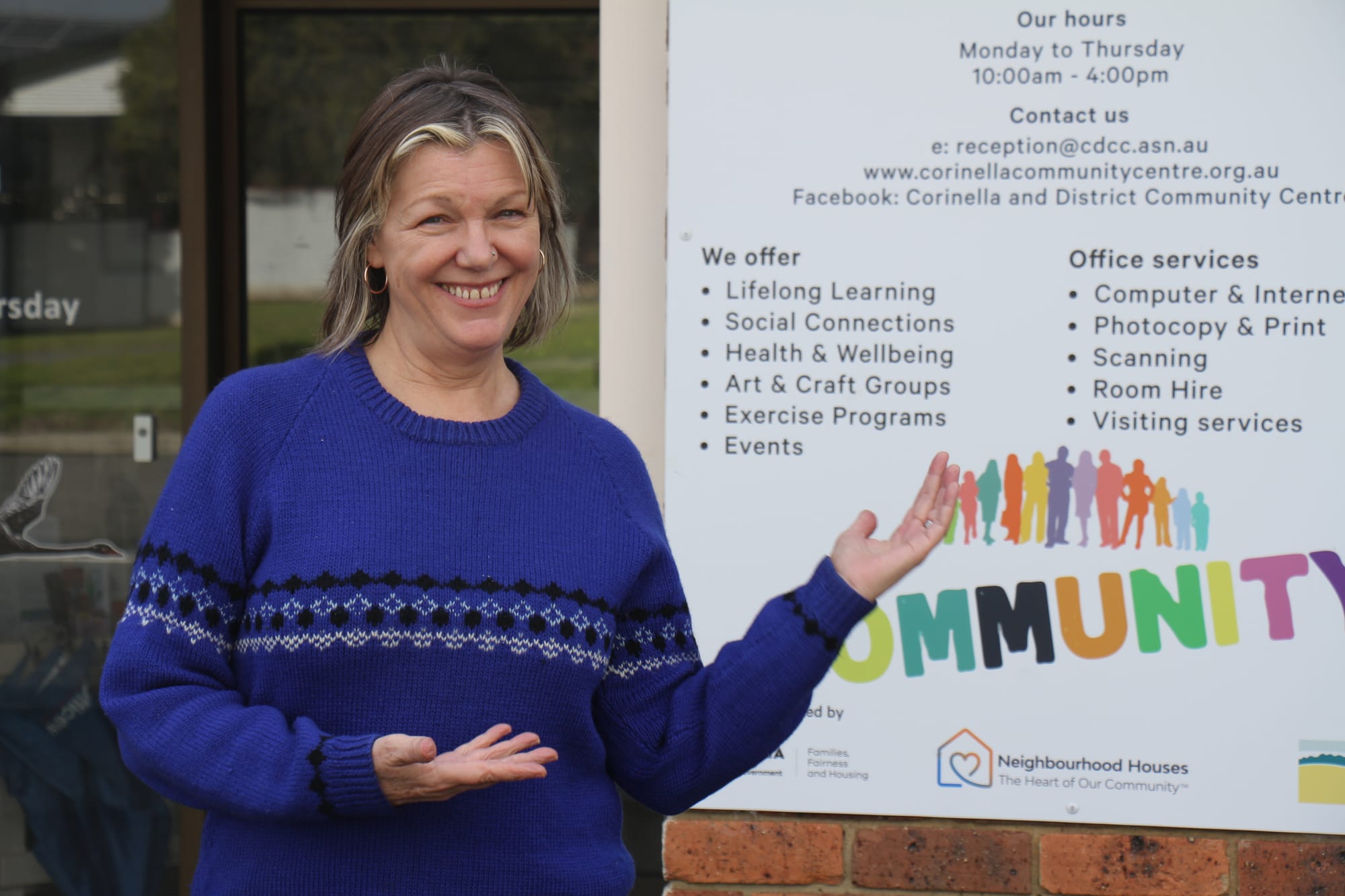 New face at the Corinella and District Community Centre