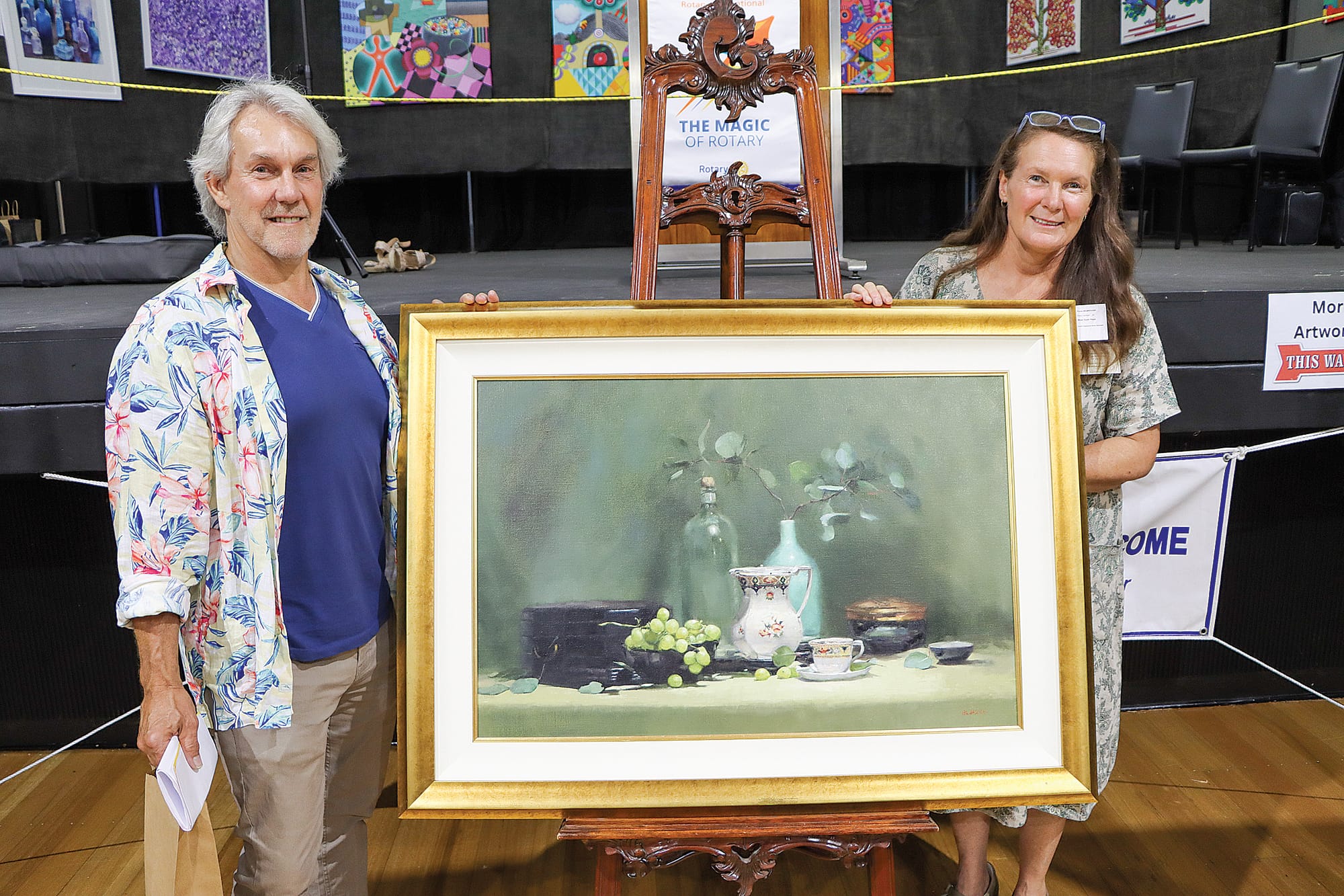Fiona Bilborough triumphs again at Leongatha Art Show