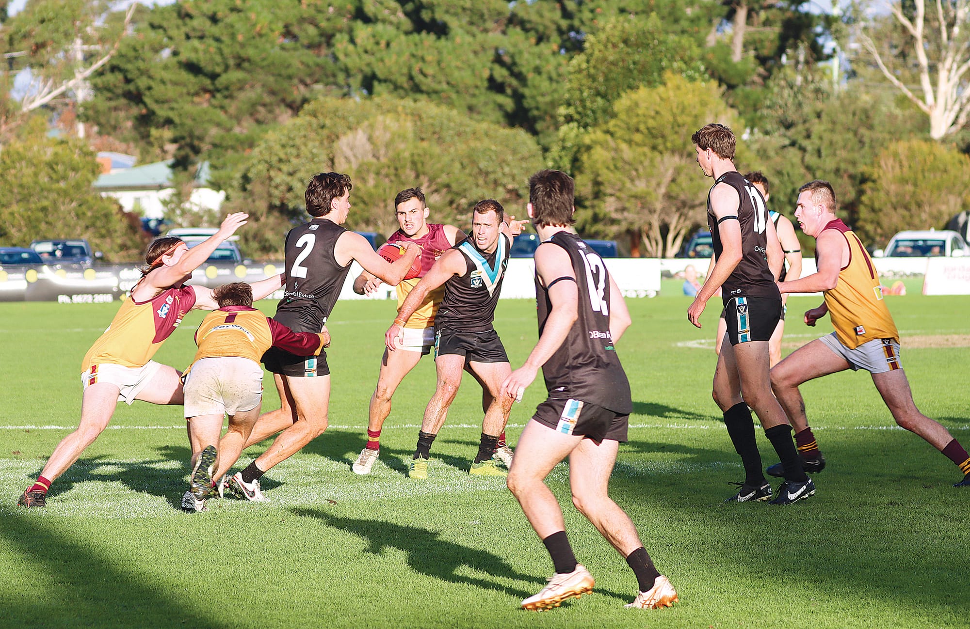 While under pressure on this occasion, Ryan Sparkes had a day out for Wonthaggi.