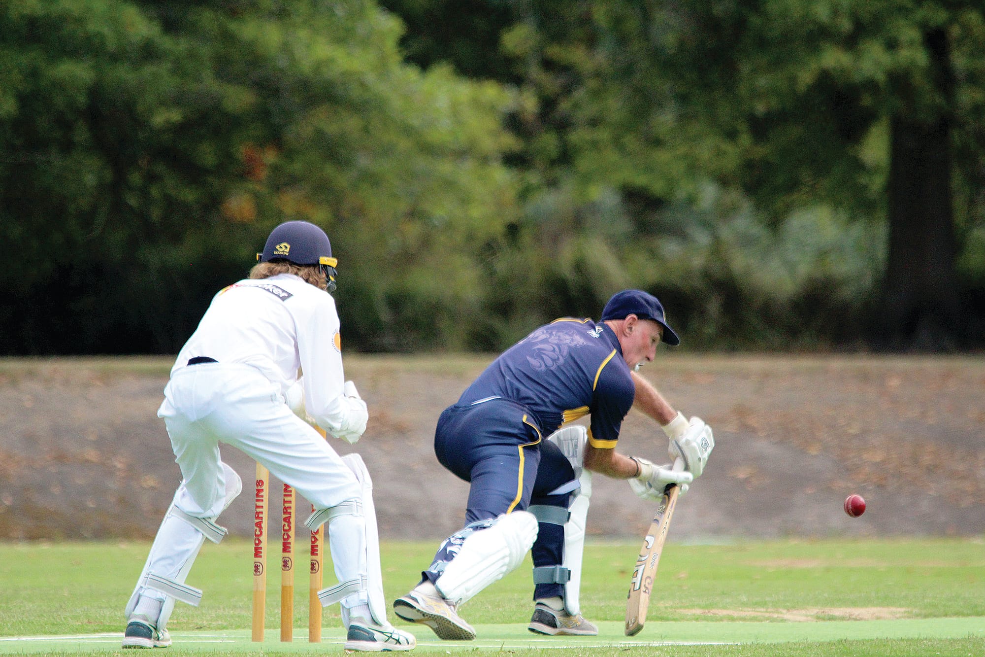 Cougars legend Brad Anderson defends. 