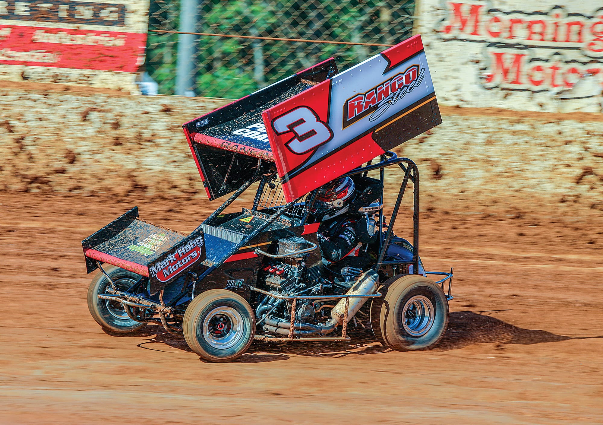 Monster night at Nyora with trucks, race cars and a packed house