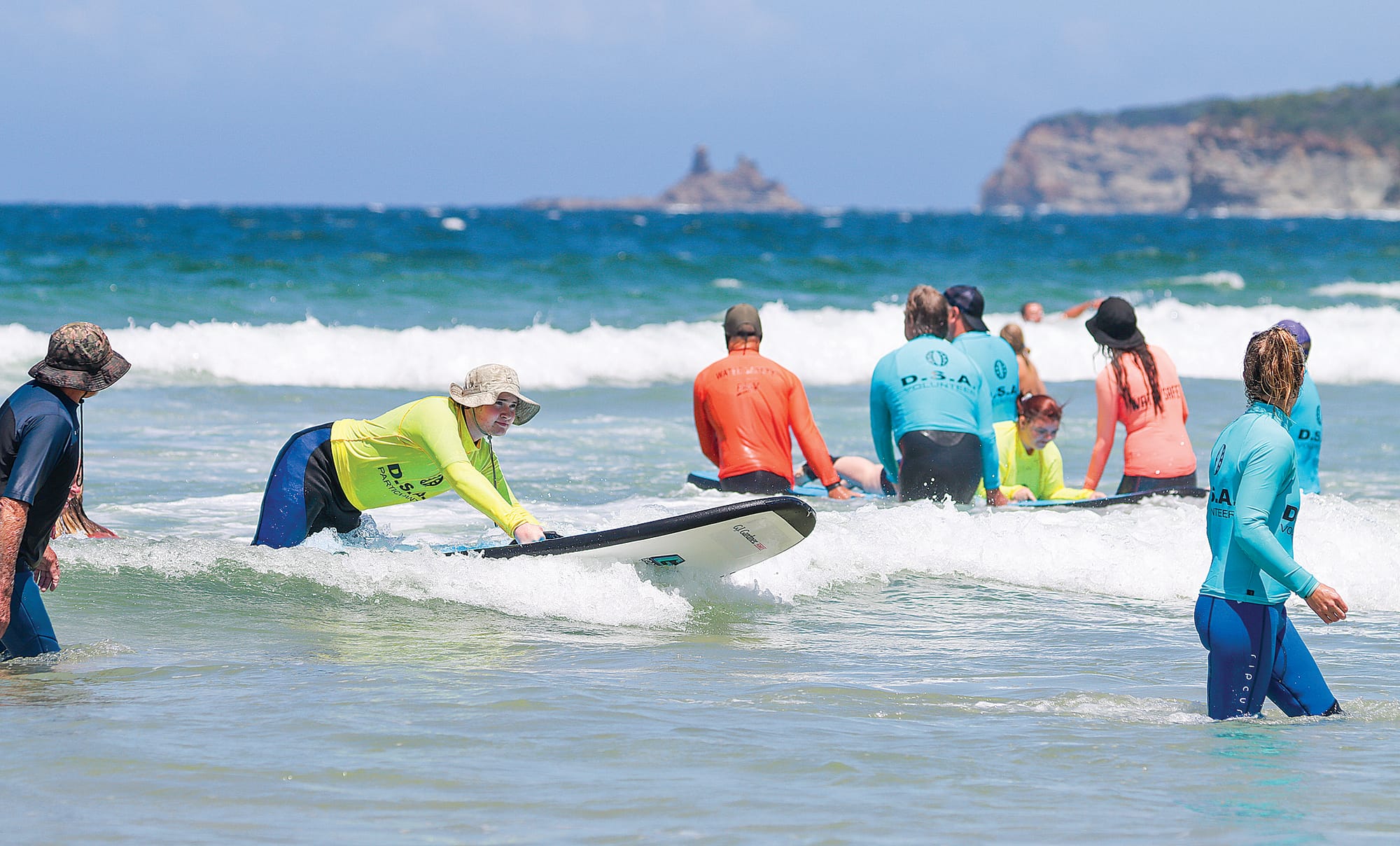 Coby Saul enjoys time on his surfboard. A27_0423