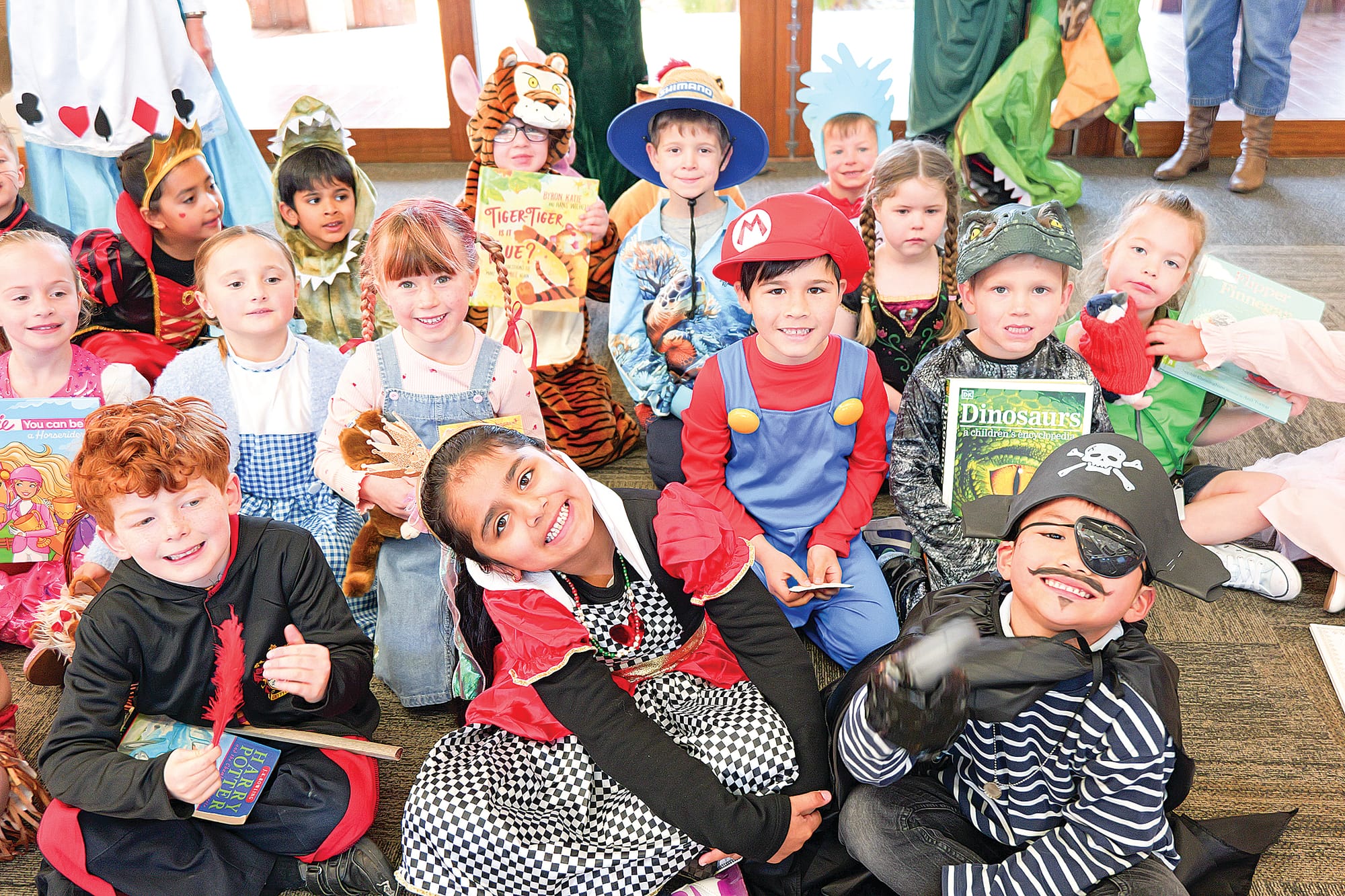 Newhaven College Preps had a ball at their first Book Week parade, all coming dressed as their favourite book characters.