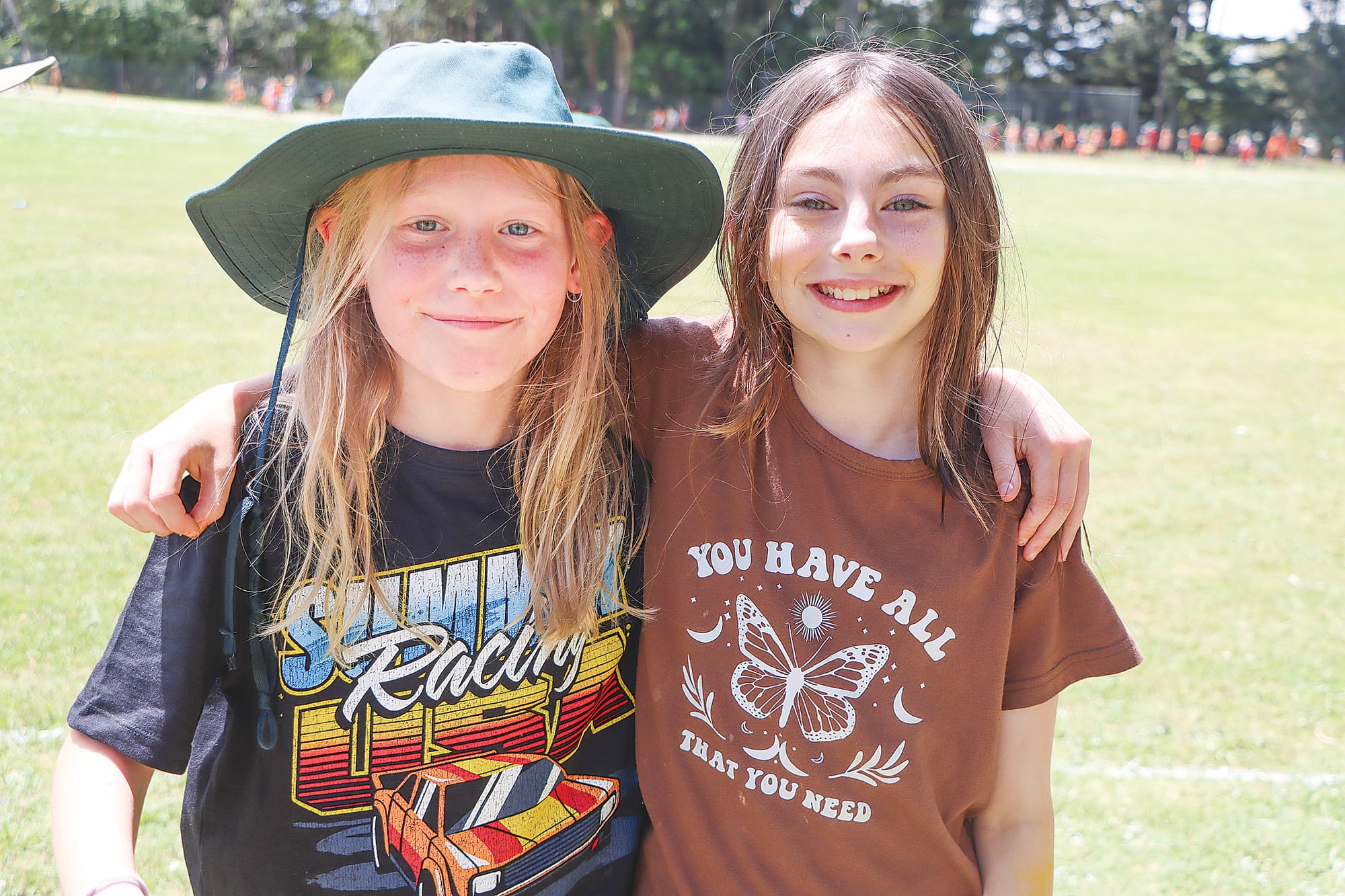 Grade 3 Leongatha Primary School students Peyton and Ella. A22_4823