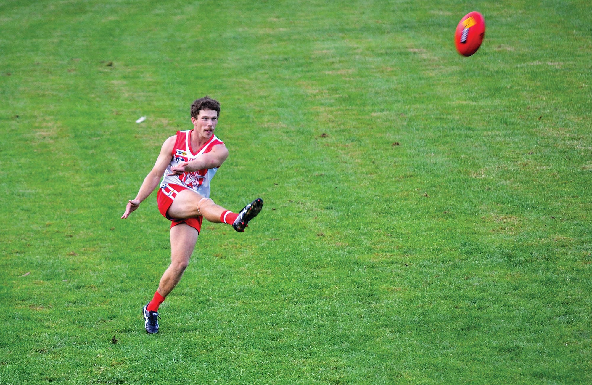 Harry Smith was amongst the best in his first game for the Kangaroos on Saturday.