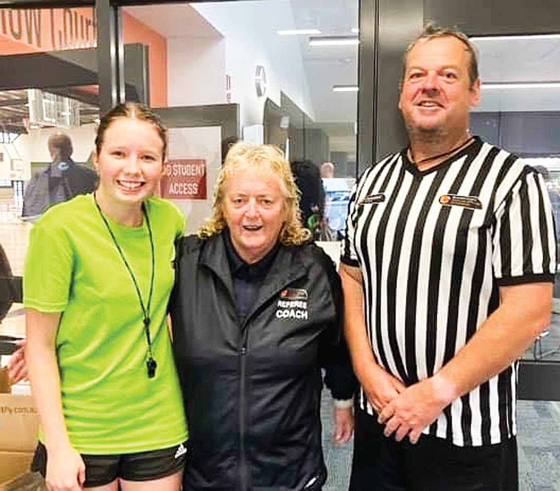 Jamie joined Ally Morris in successfully getting her referee stripes back in April.