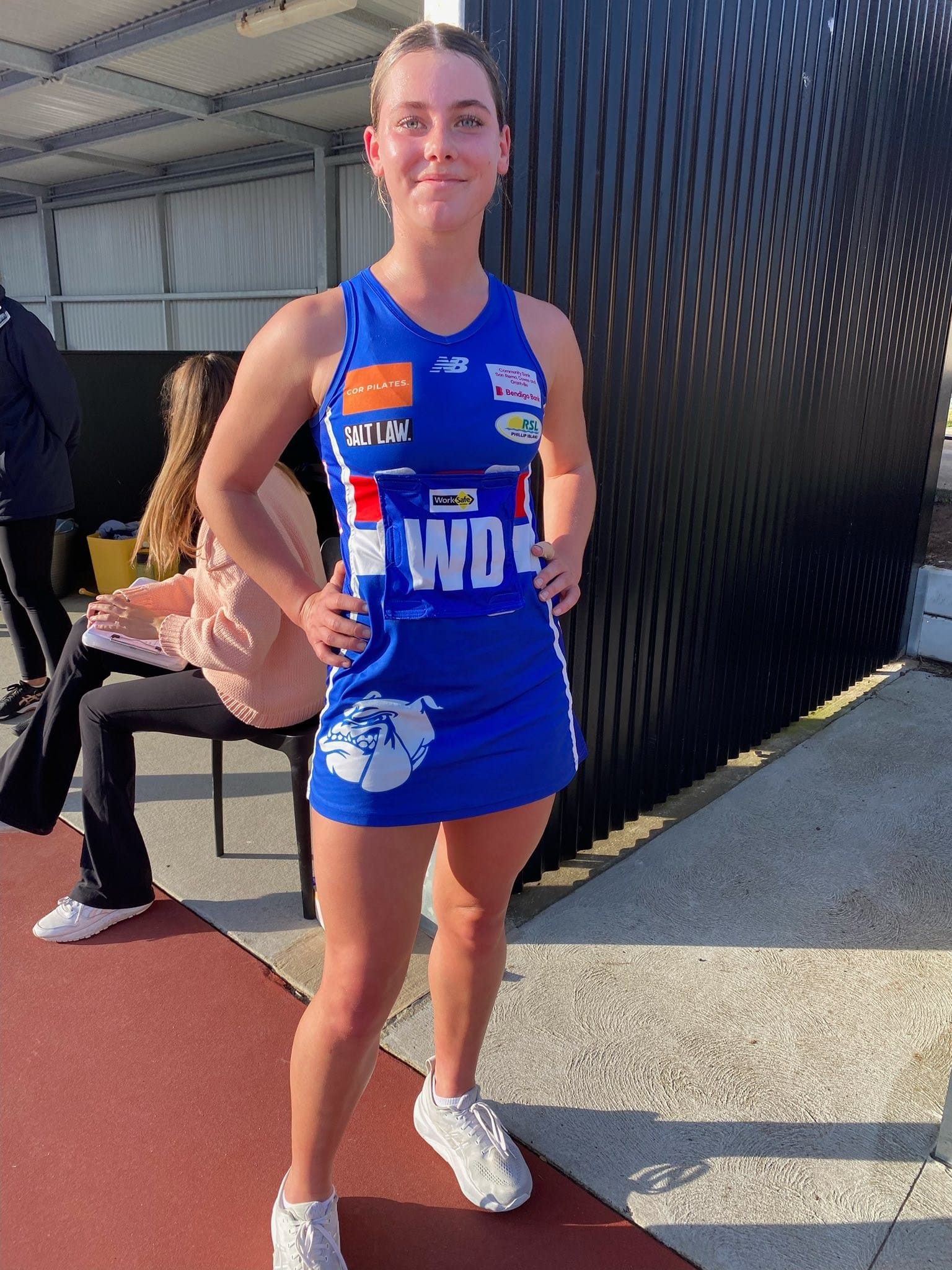 Holmes makes her A Grade debut and plays her first for Gipps Power