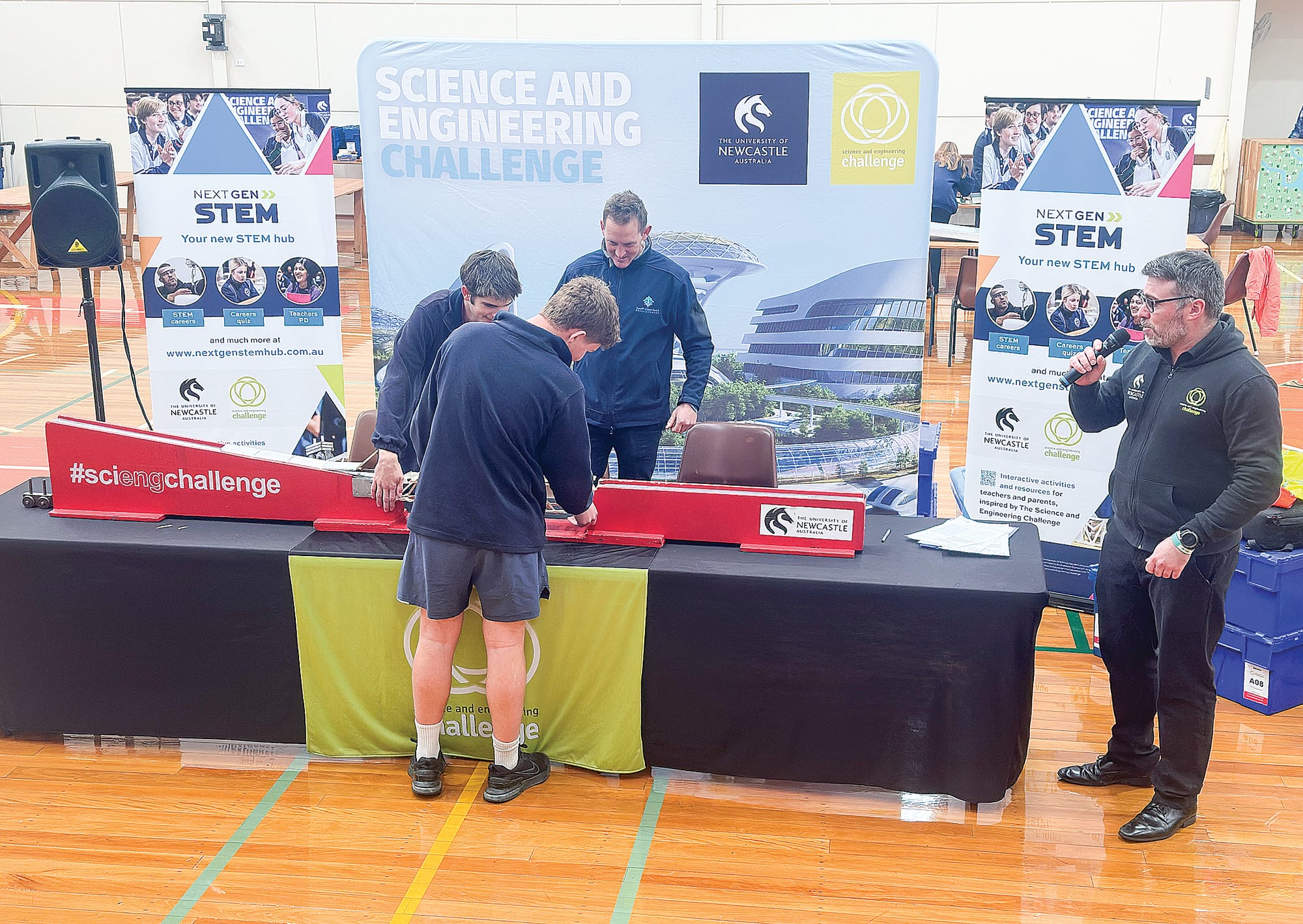 Leongatha Secondary College students were the winning team at the STEM Challenge event. 