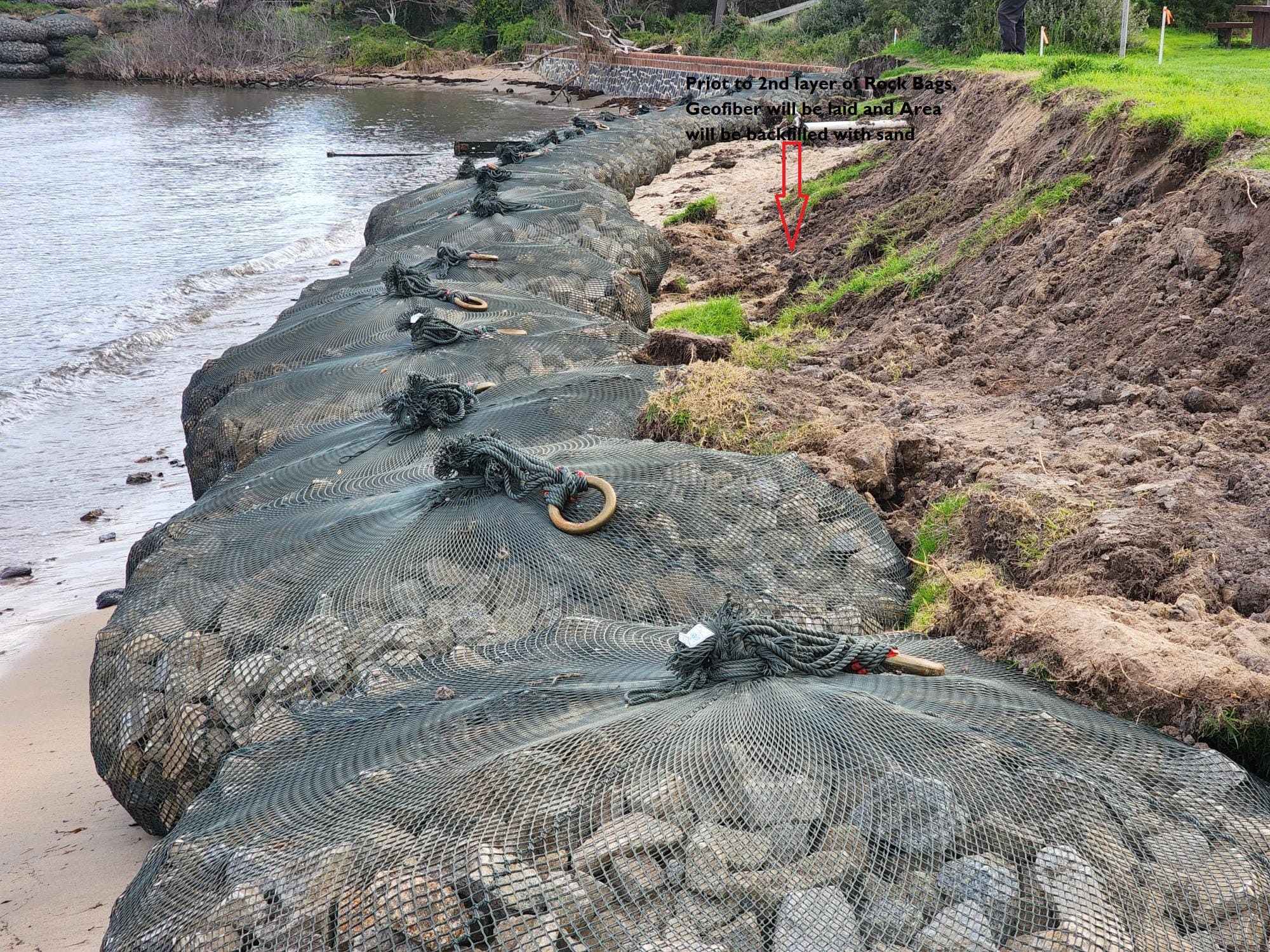 70-metre ‘rock n wall’ underway at Inverloch