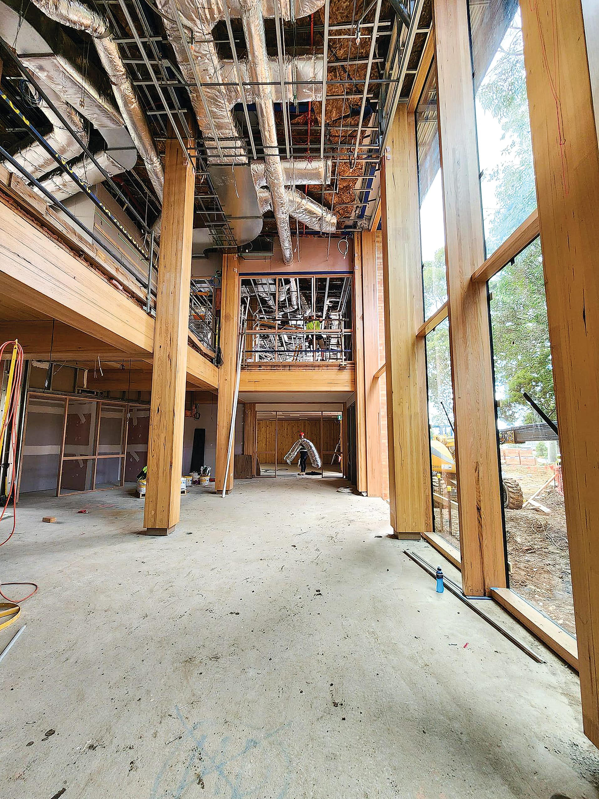 A resilient and ecofriendly building. 